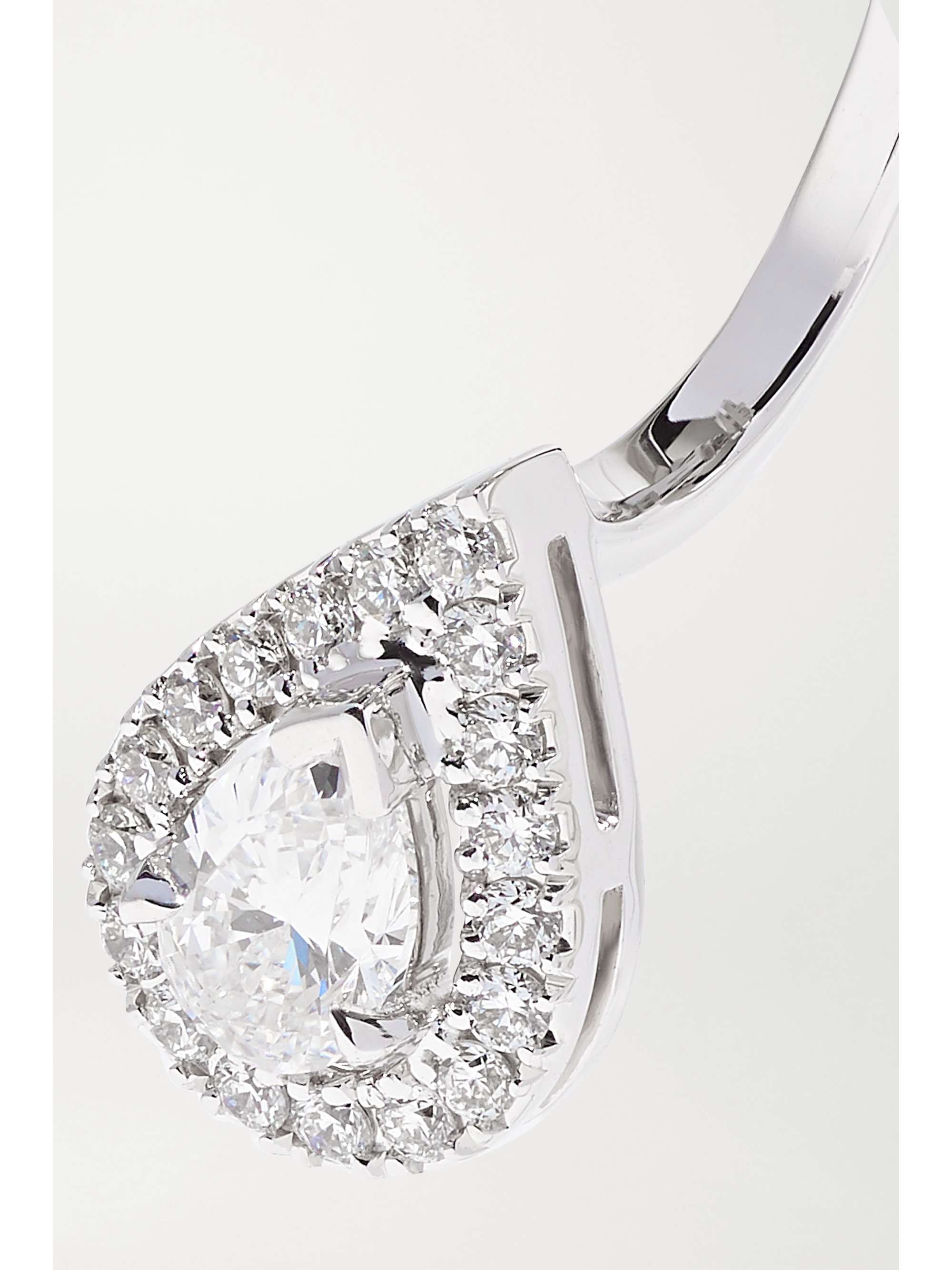 MESSIKA My Twin Toi & Moi 18-karat white gold diamond earrings