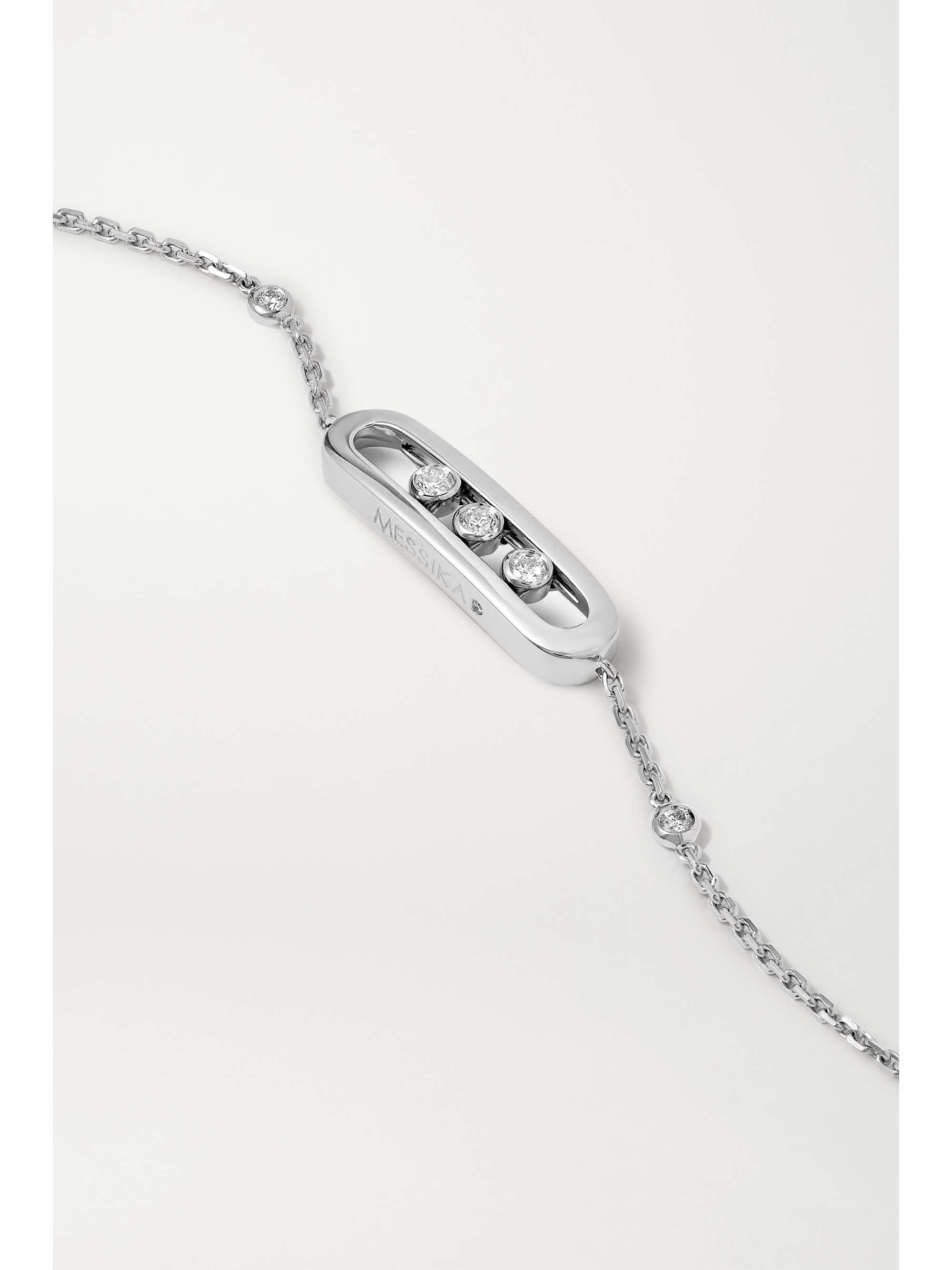 MESSIKA Baby Move 18-karat white gold diamond bracelet