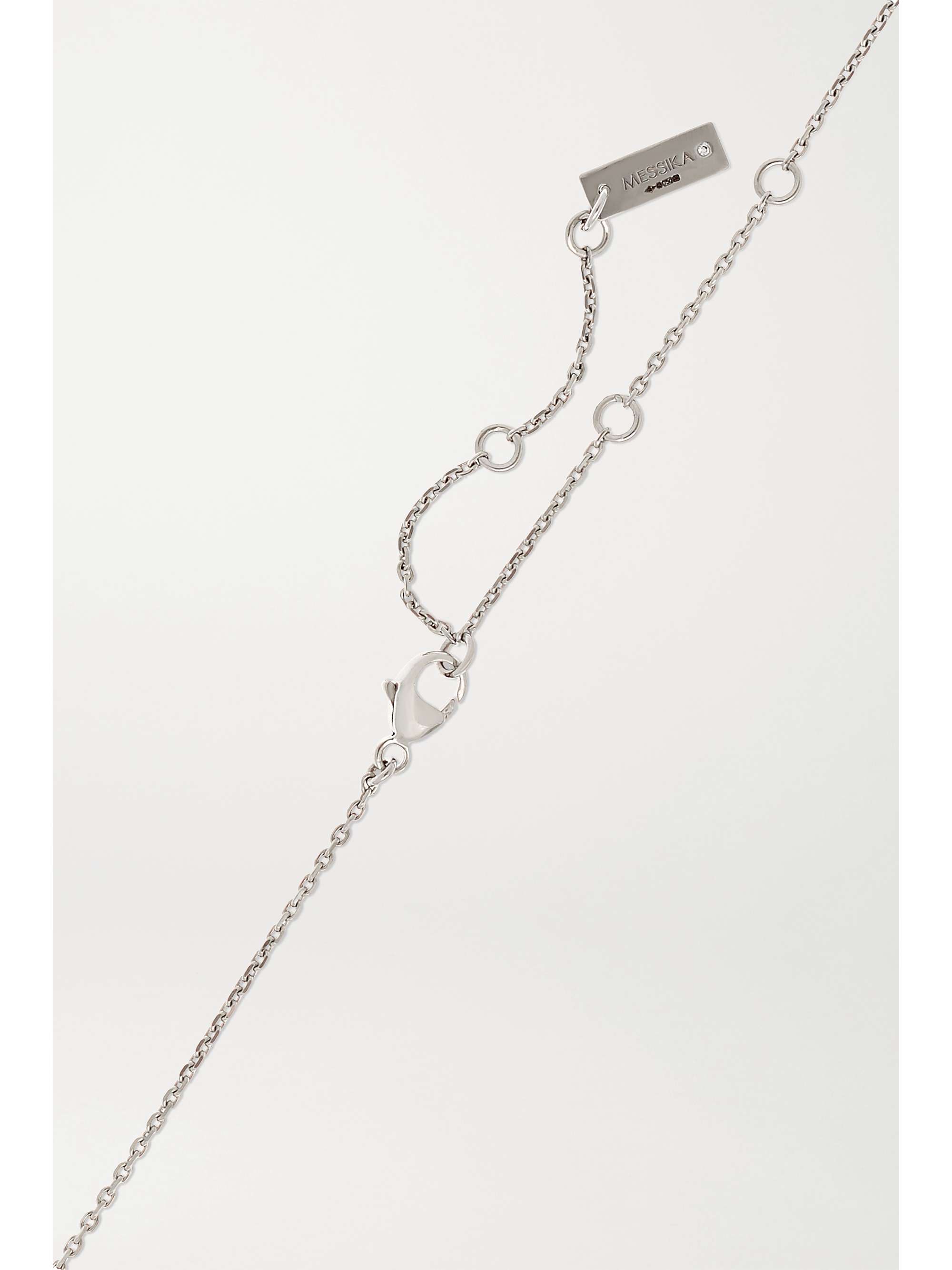 MESSIKA Move Uno 18-karat white gold diamond necklace
