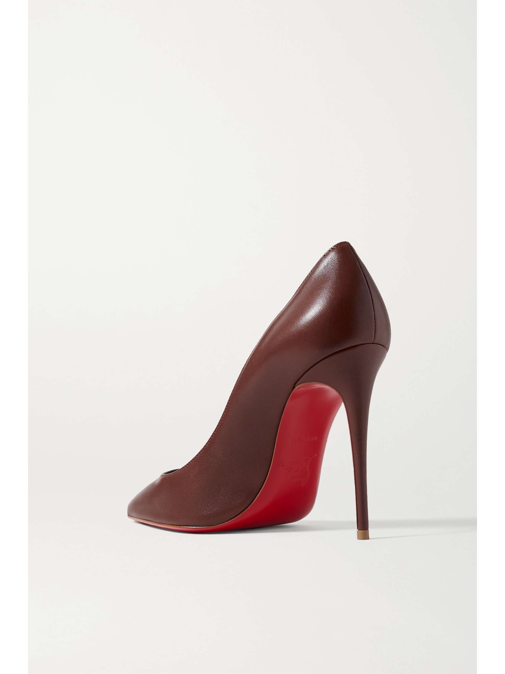 CHRISTIAN LOUBOUTIN Kate 100 iridescent leather pumps