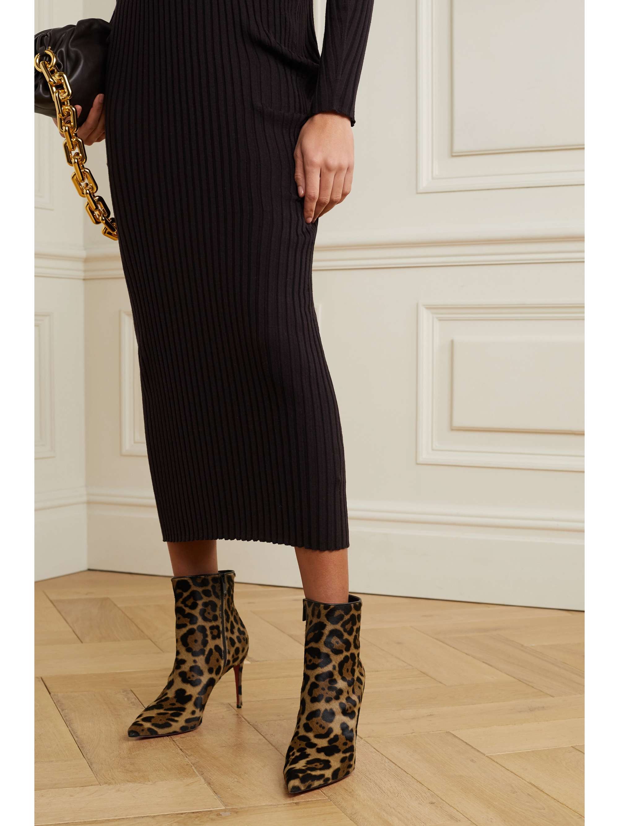 louboutin leopard boots
