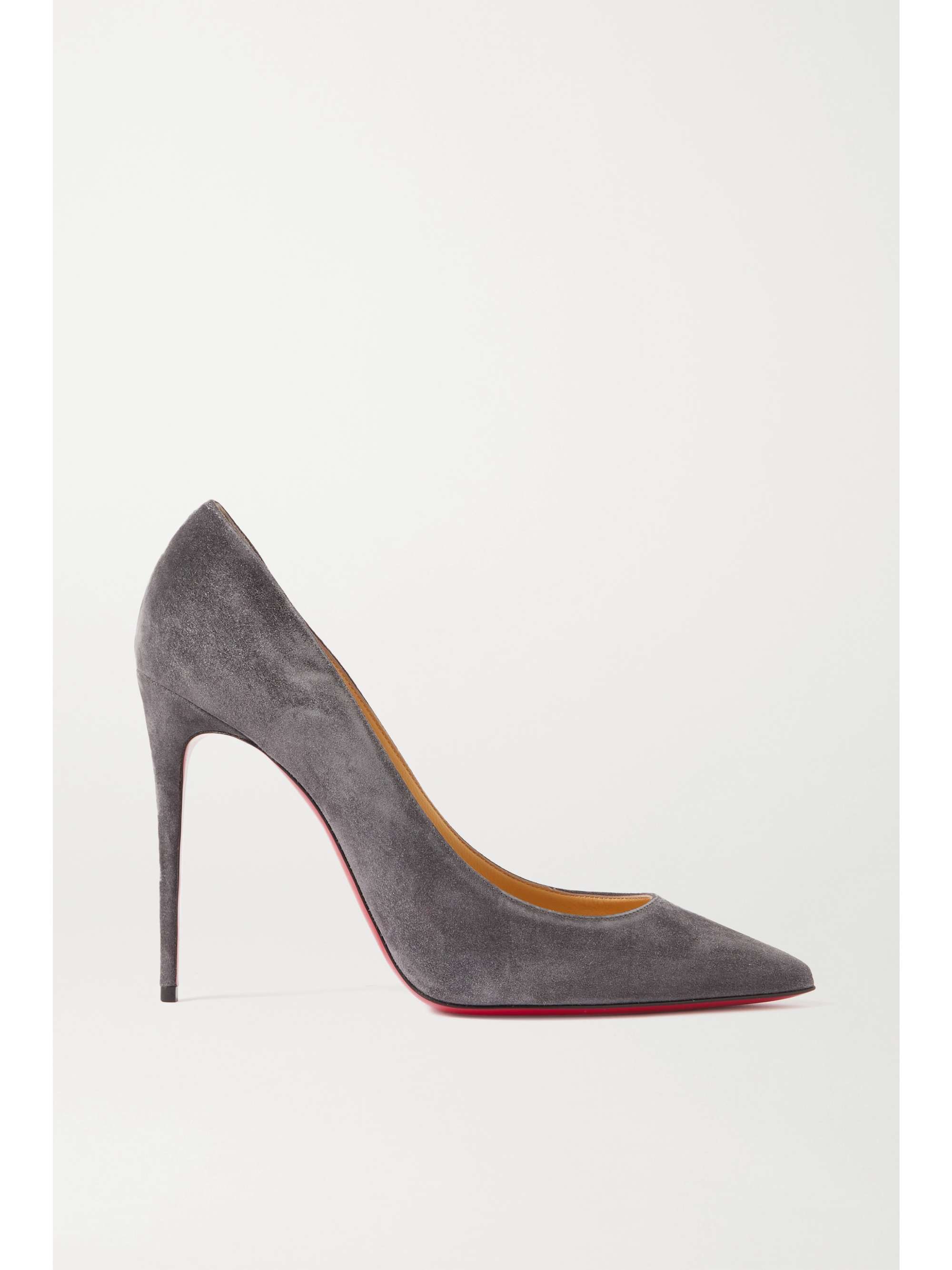 Grey christian louboutin heels Clearance