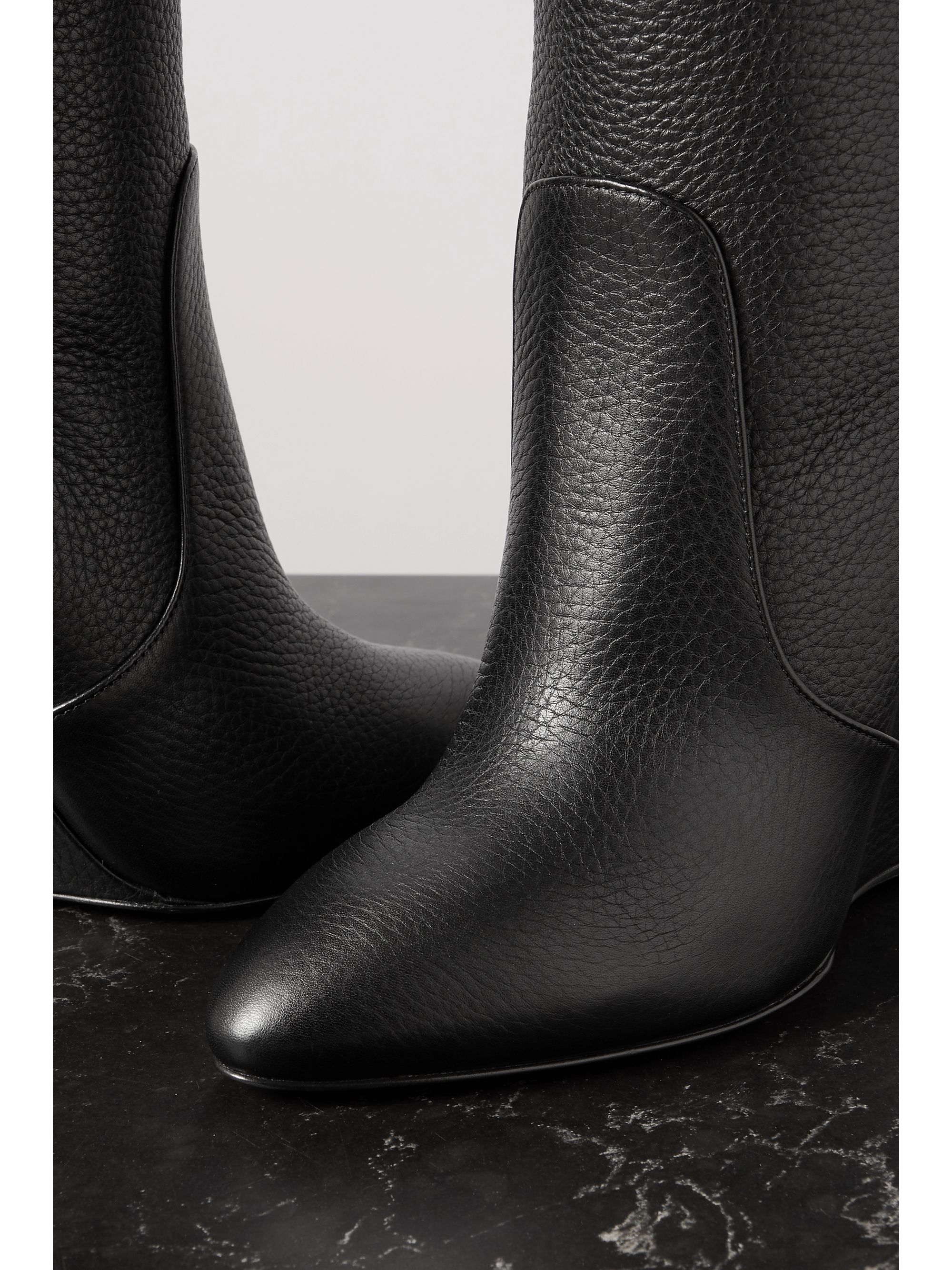 Bottes compensées en cuir texturé Civiliza 100 Bottes compensées en cuir texturé Civiliza 100