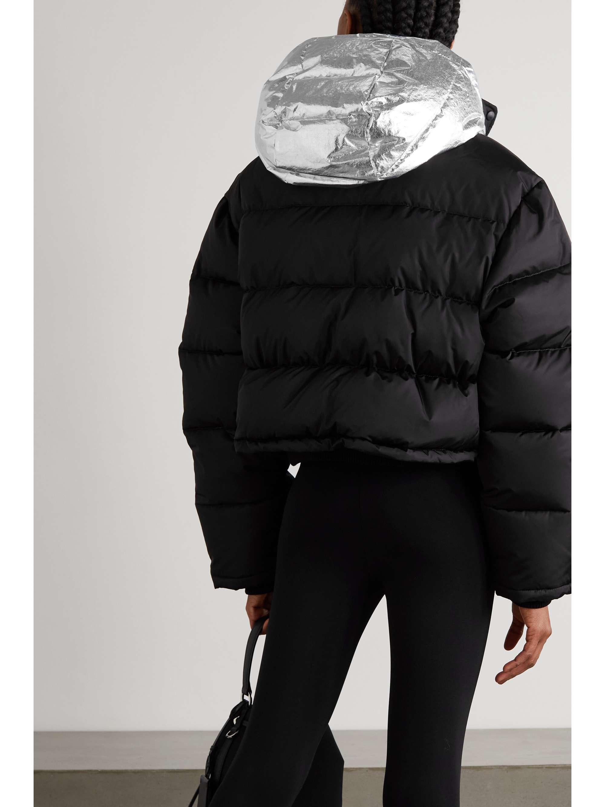 WARDROBE.NYC + NET-A-PORTER hooded quilted padded shell down jacket