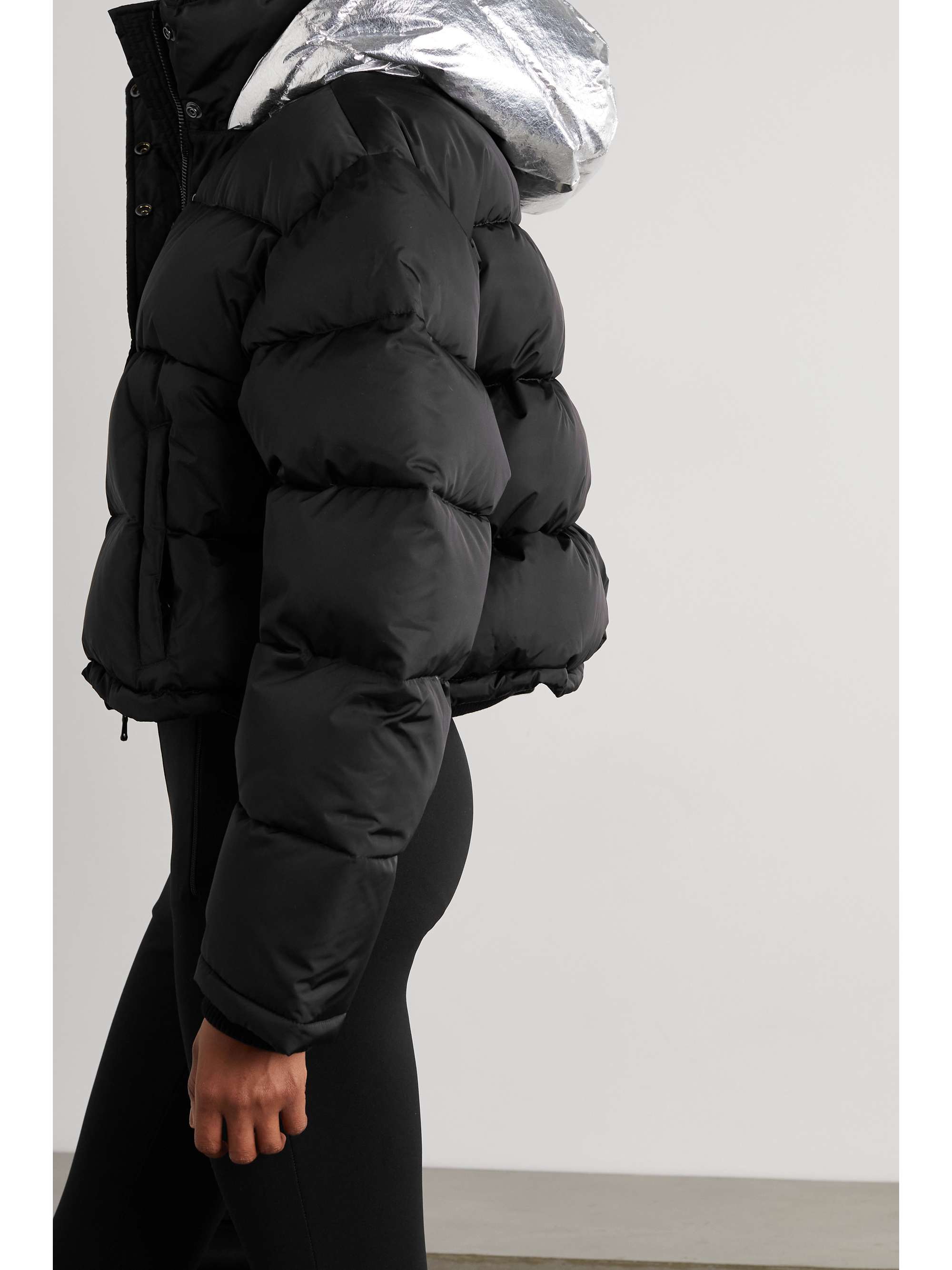 WARDROBE.NYC + NET-A-PORTER hooded quilted padded shell down jacket