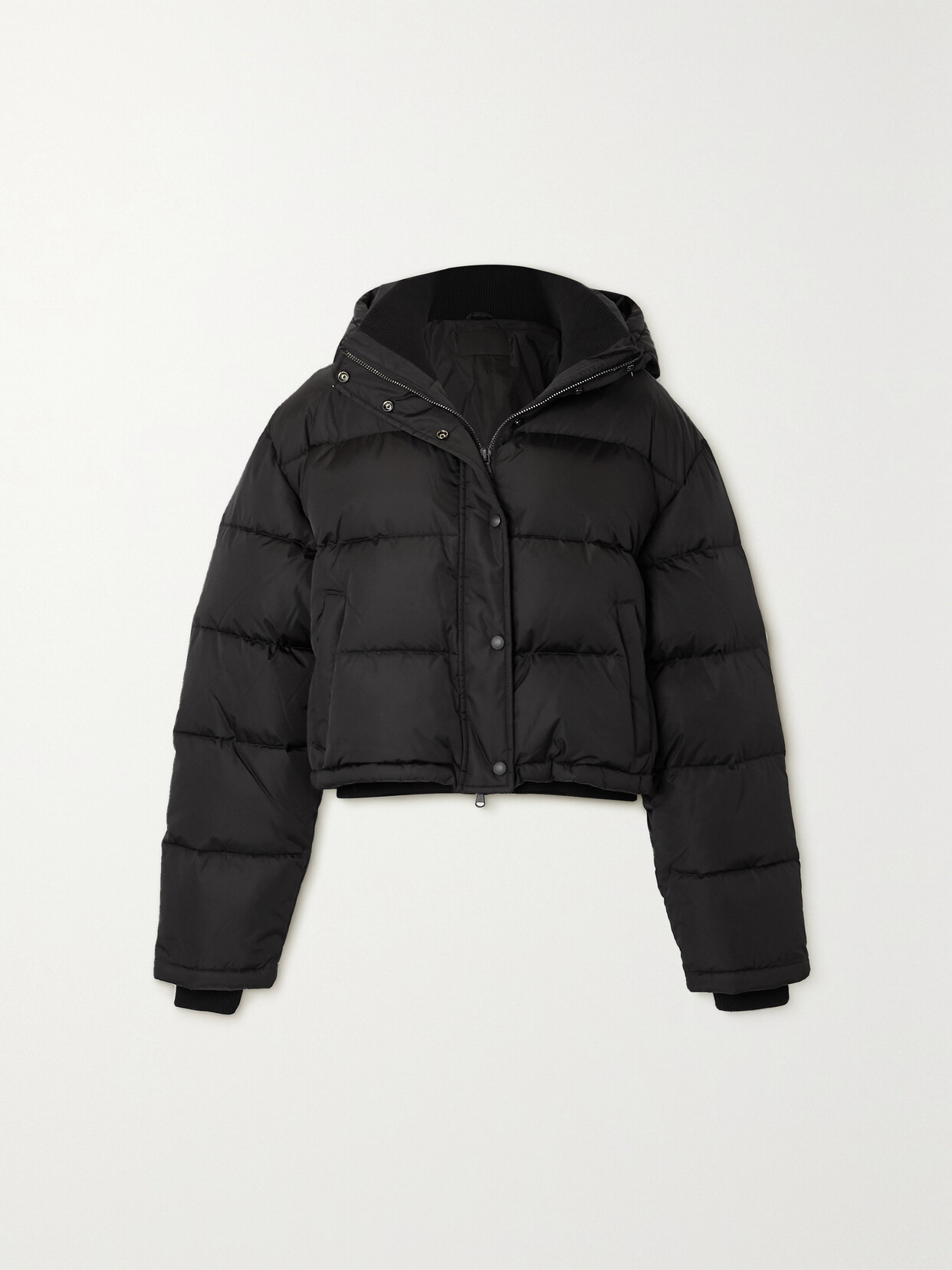 WARDROBE.NYC + NET-A-PORTER HOODED QUILTED PADDED SHELL DOWN JACKET