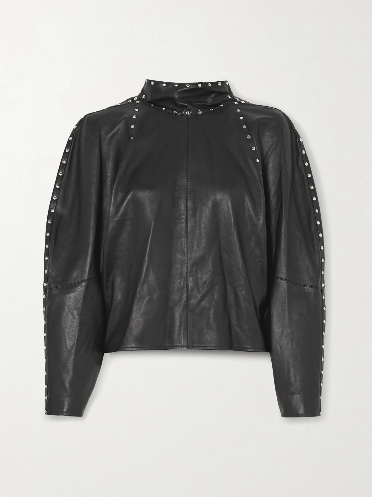 Isabel Marant Studded Leather Top - Black