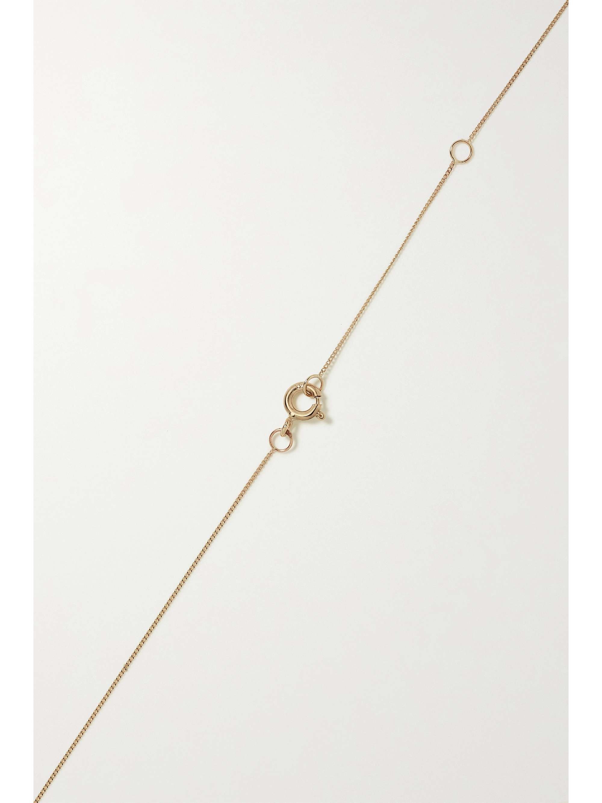 PASCALE MONVOISIN Varda N°1 9-karat gold, sterling silver, bakelite and Nanogem necklace