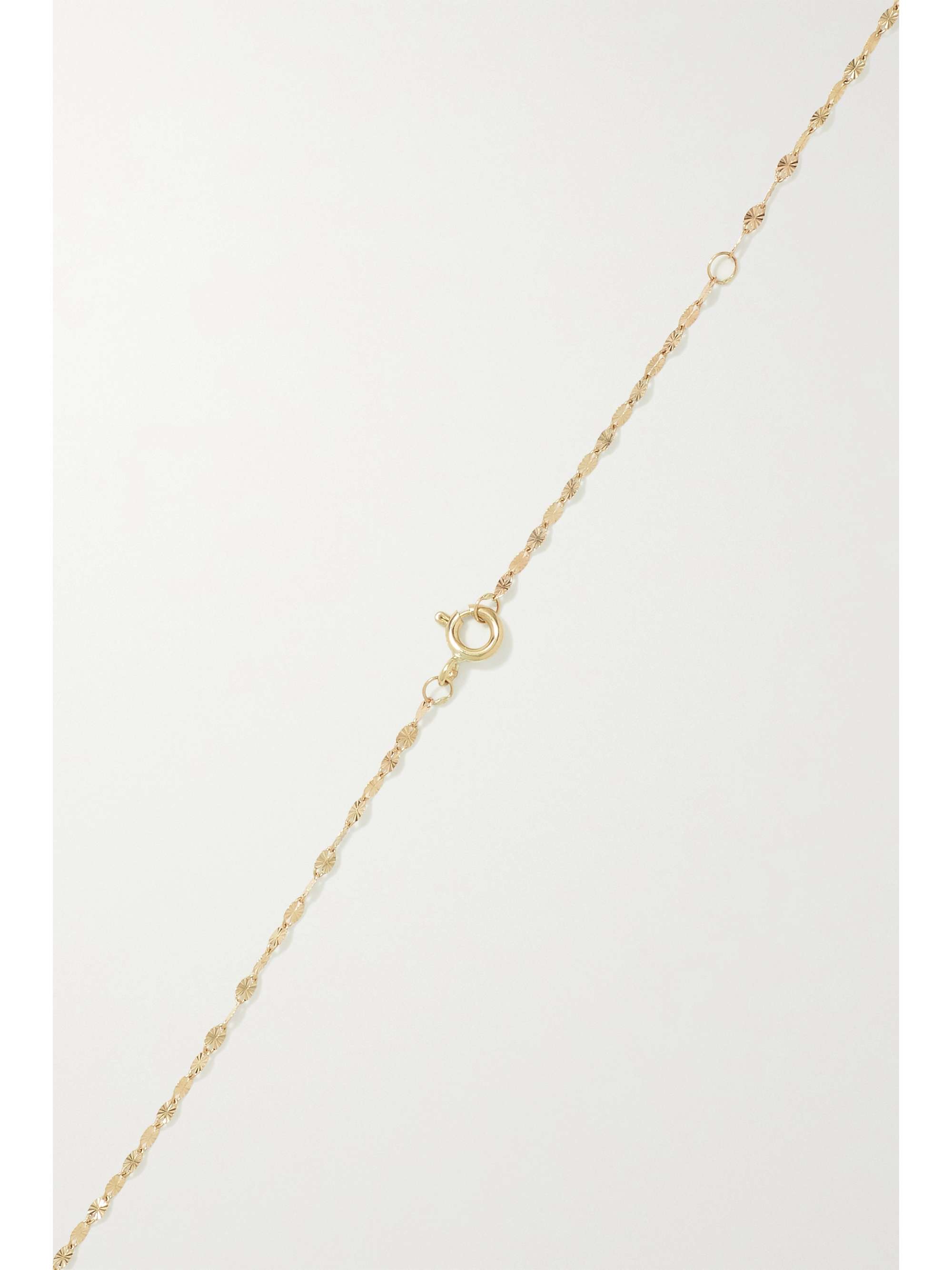 PASCALE MONVOISIN Gabin N°3 14 and 9-karat gold, crystal and diamond necklace