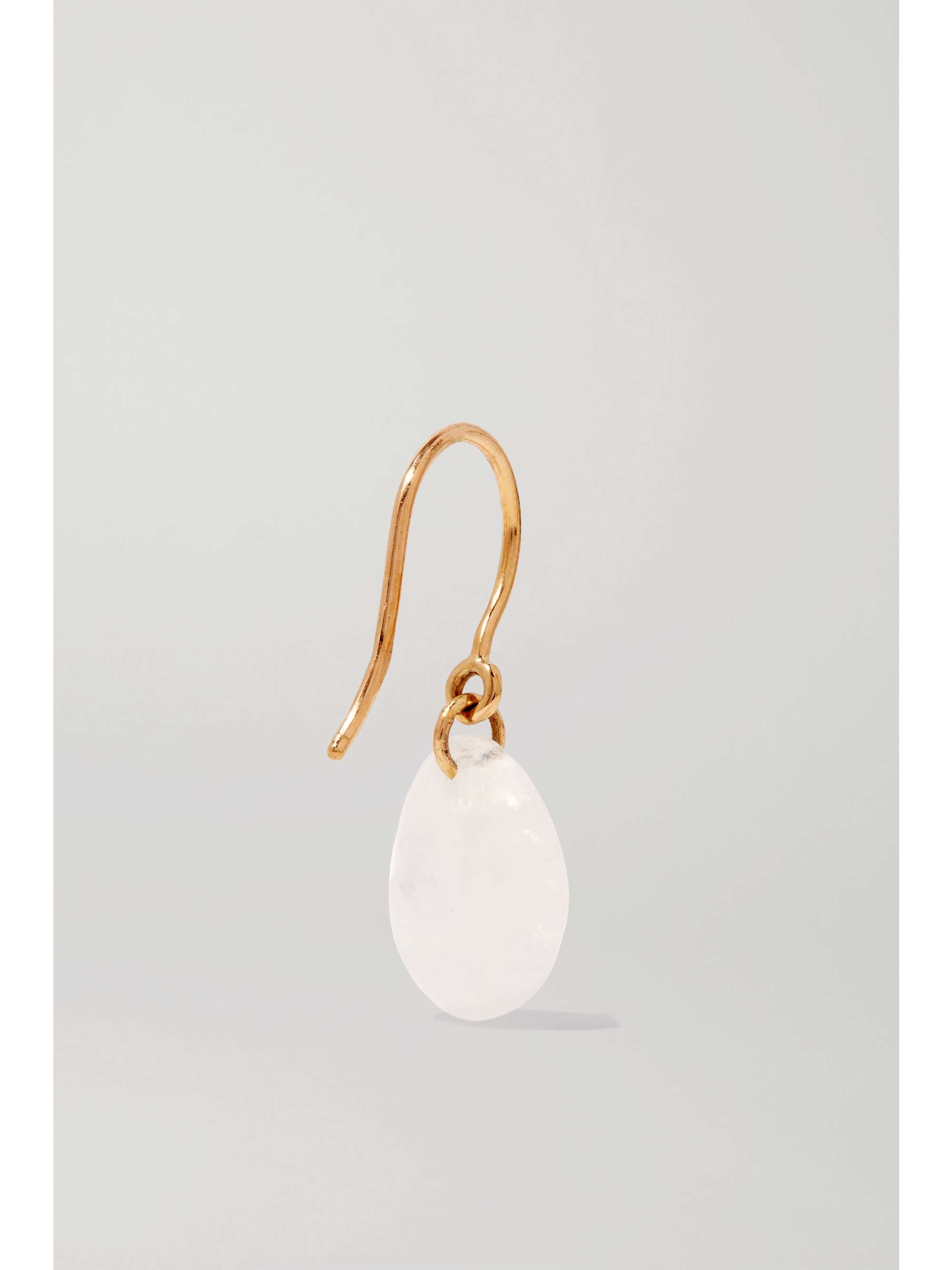 PASCALE MONVOISIN Cauri N°2 9-karat gold, moonstone and turquoise earring