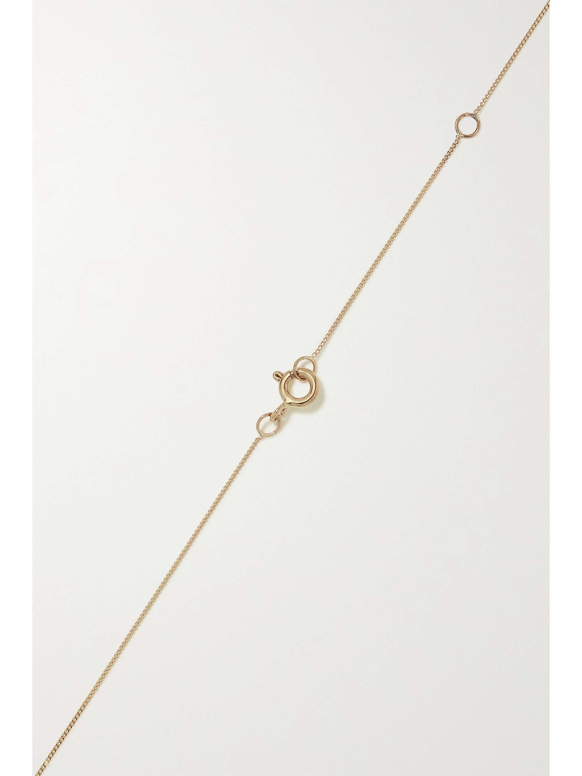 PASCALE MONVOISIN Varda N°1 Kette aus 9 und 14 Karat Gold mit Sterlingsilber, Bakelit® und Diamanten