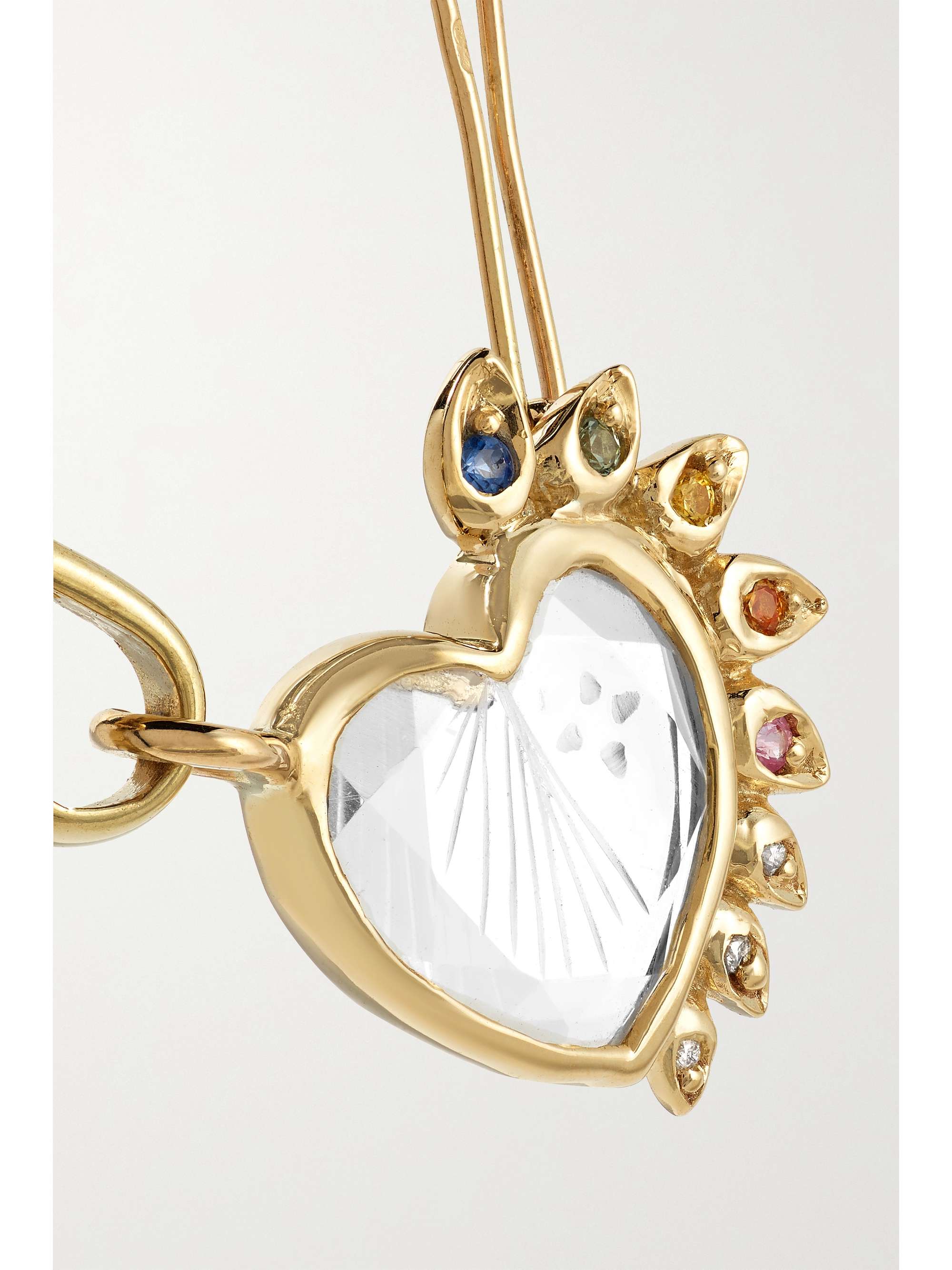 PASCALE MONVOISIN Collier en or 9 carats et pierres multiples Gabin N°4