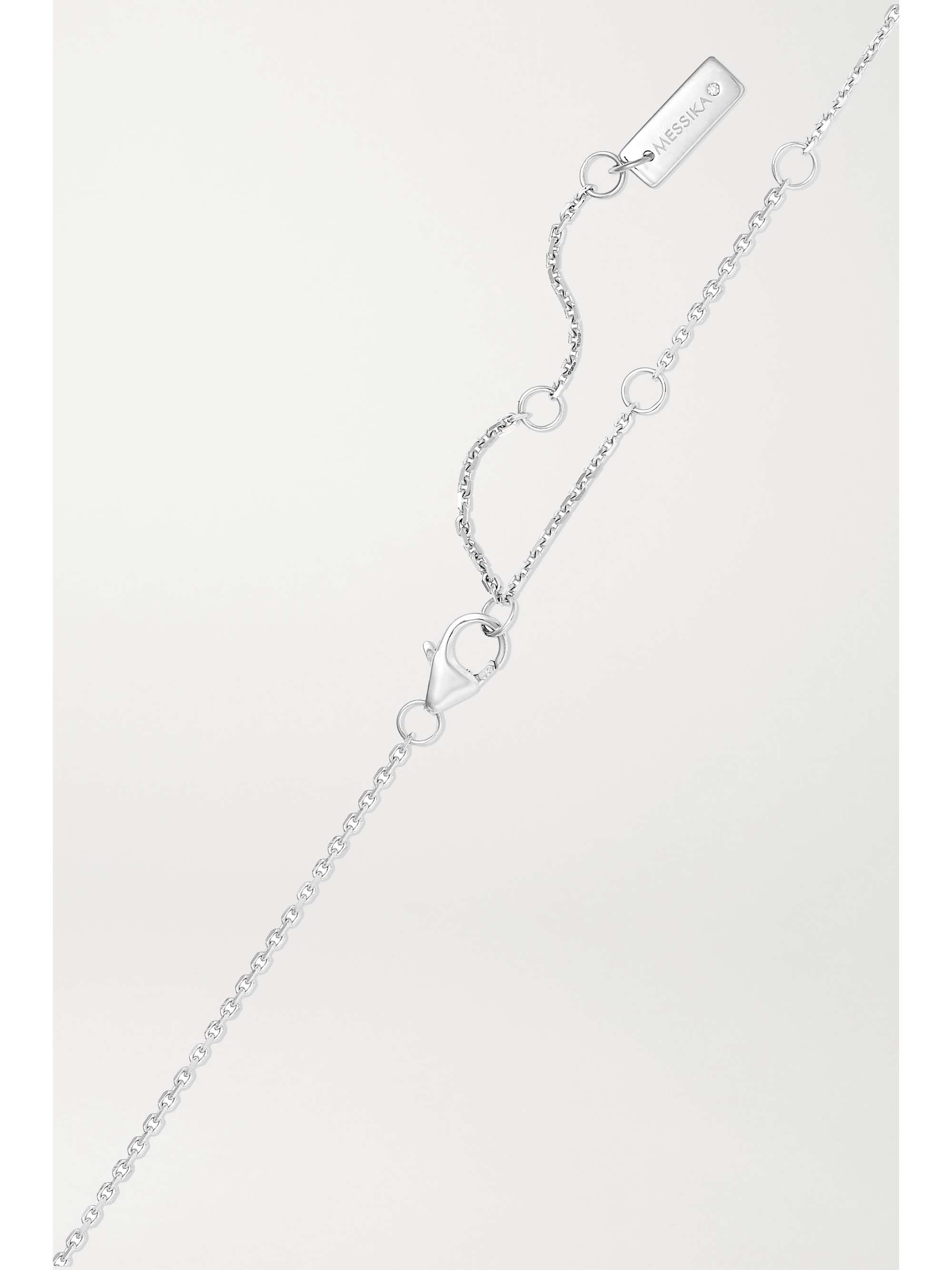 MESSIKA Move 18-karat white gold diamond necklace