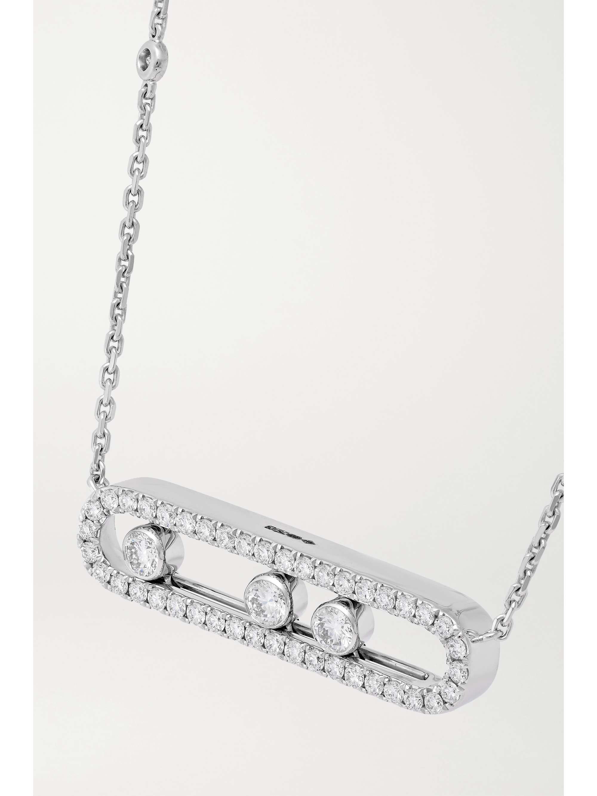 MESSIKA Move 18-karat white gold diamond necklace