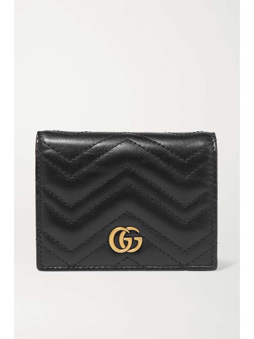 Gucci Gg Marmont Quilted Leather Wallet