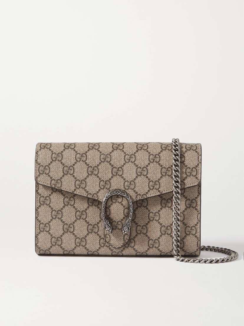 Gucci Dionysus Printed Coated-canvas Shoulder Bag