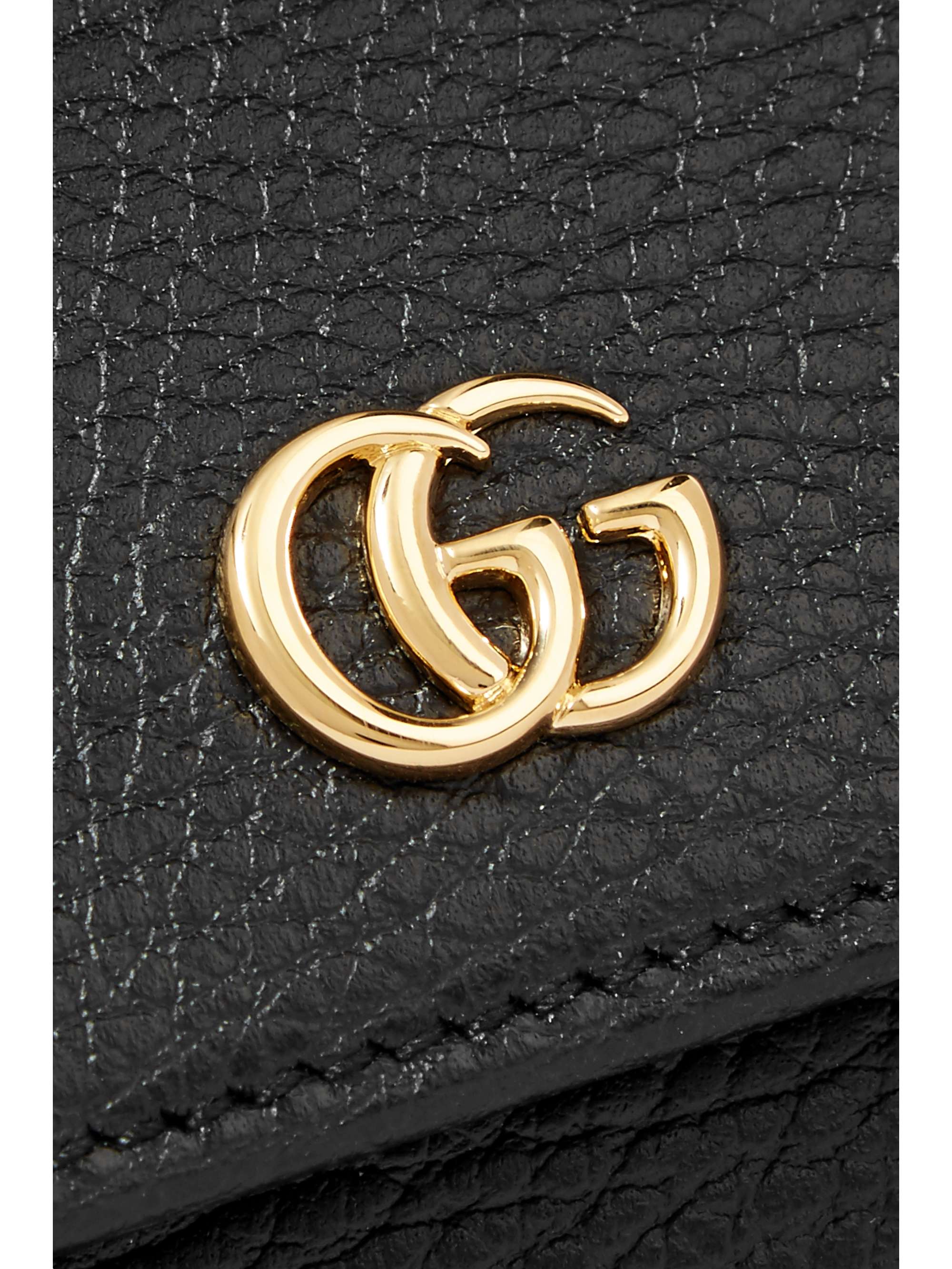 GUCCI + NET SUSTAIN textured-leather continental wallet