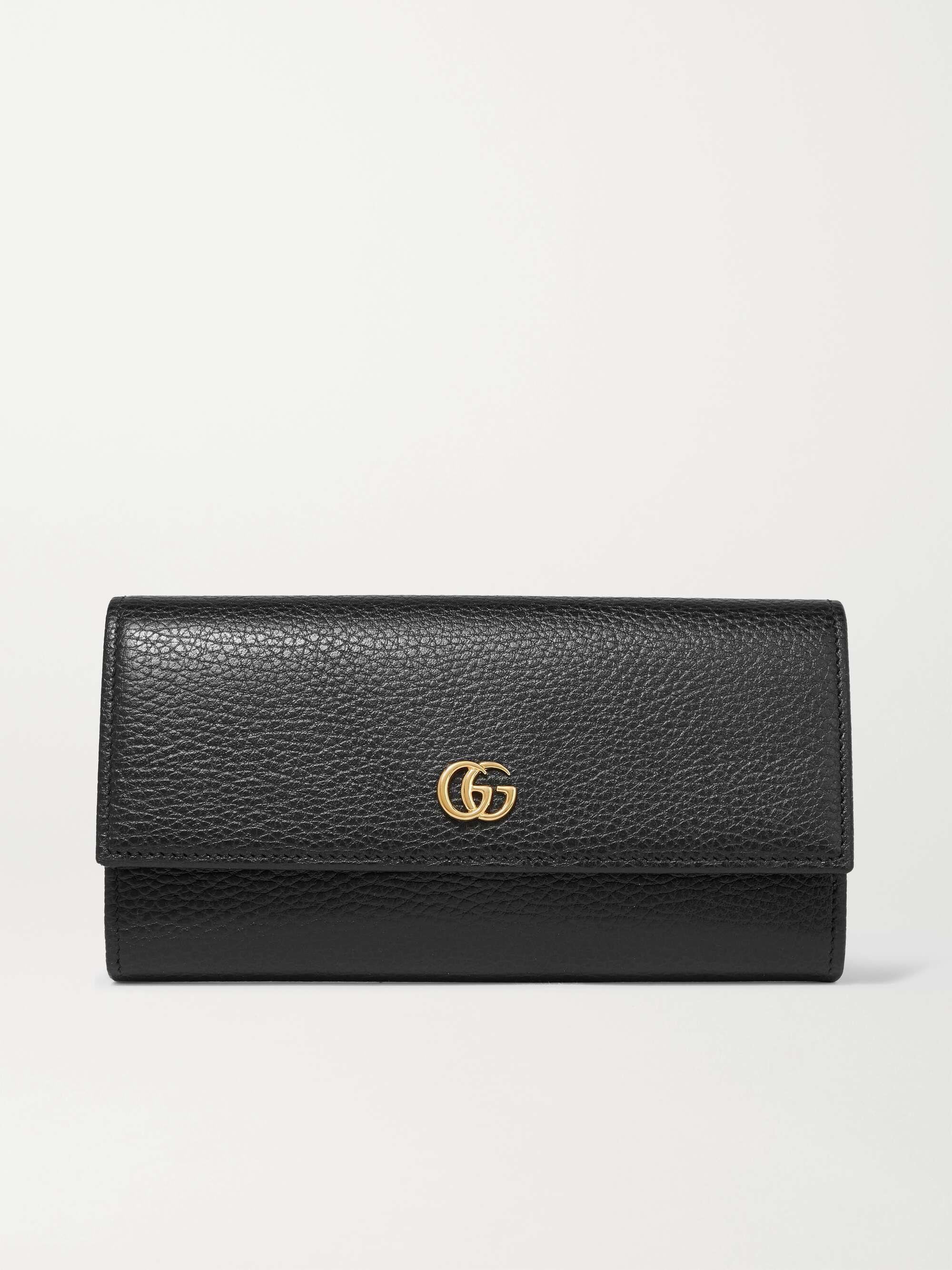 GUCCI + NET SUSTAIN textured-leather continental wallet | NET-A-PORTER