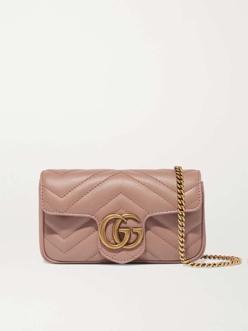Gucci Gg Marmont Mini Quilted Leather Shoulder Bag