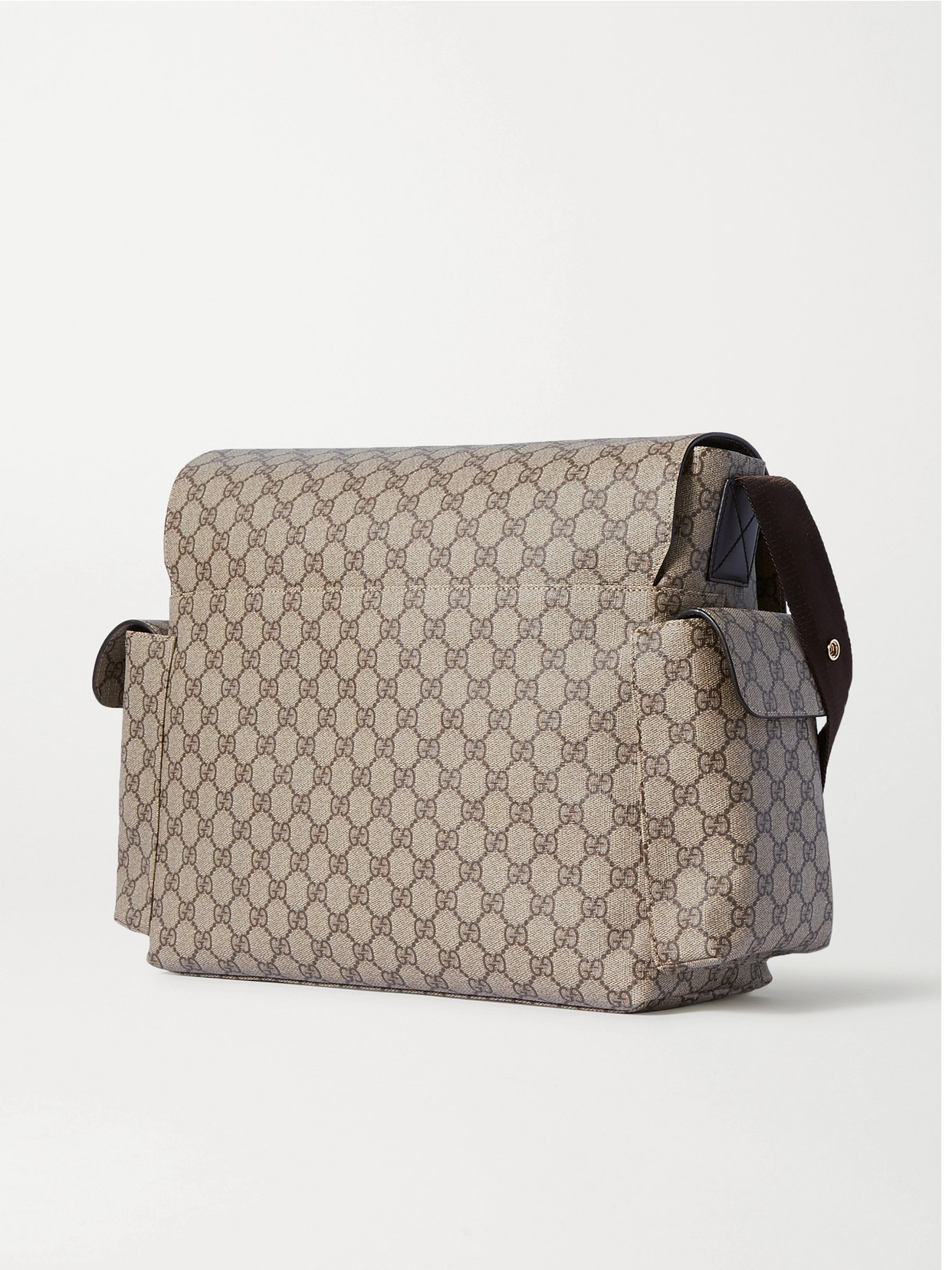 Ophidia Printed Coated-Canvas Diaper Bag