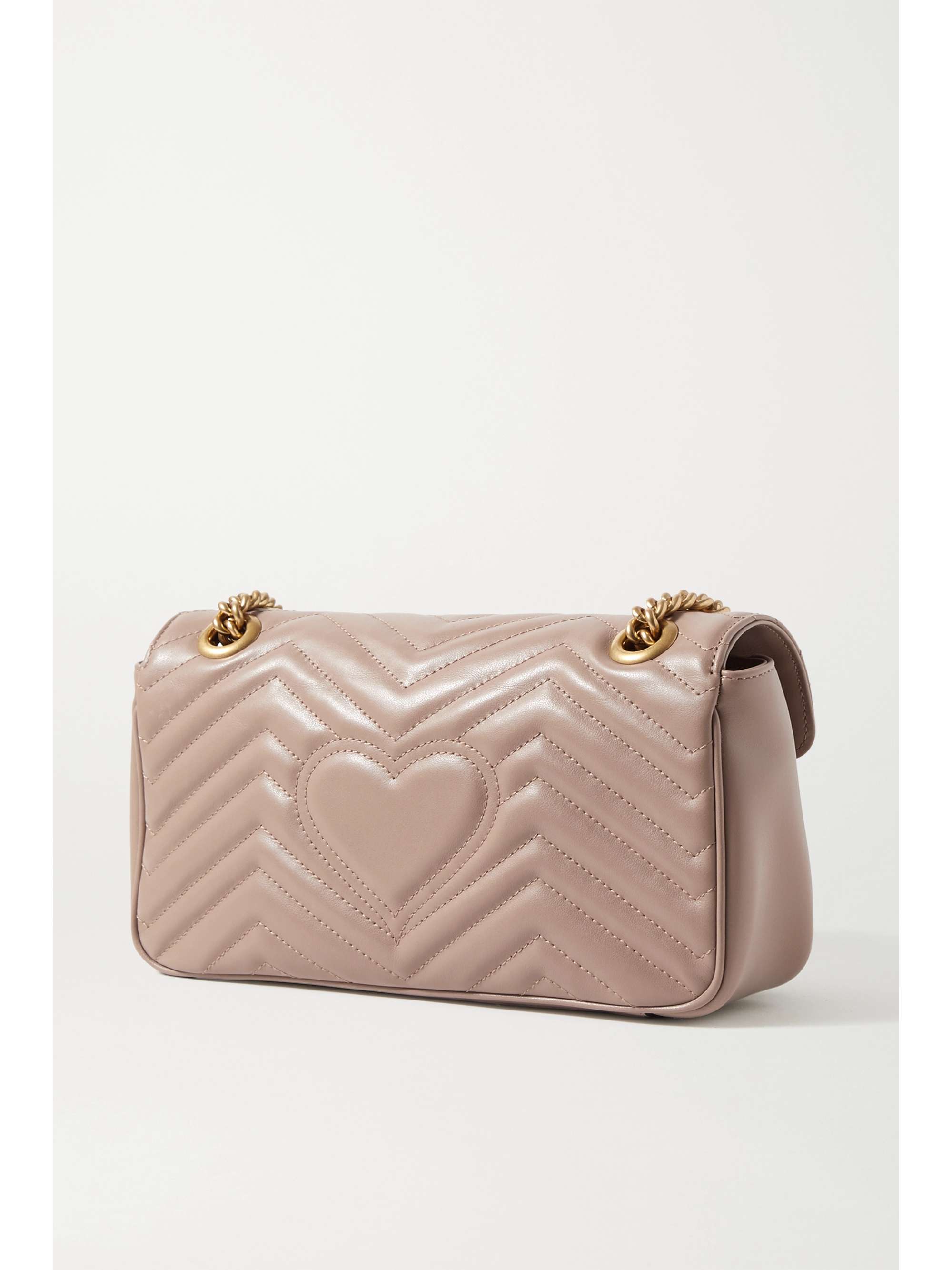 GUCCI GG Marmont small quilted leather shoulder bag NETAPORTER