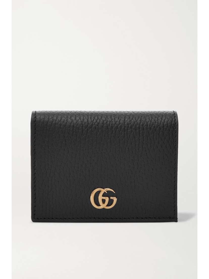 Gucci + Net Sustain Marmont Petite Textured-leather Wallet