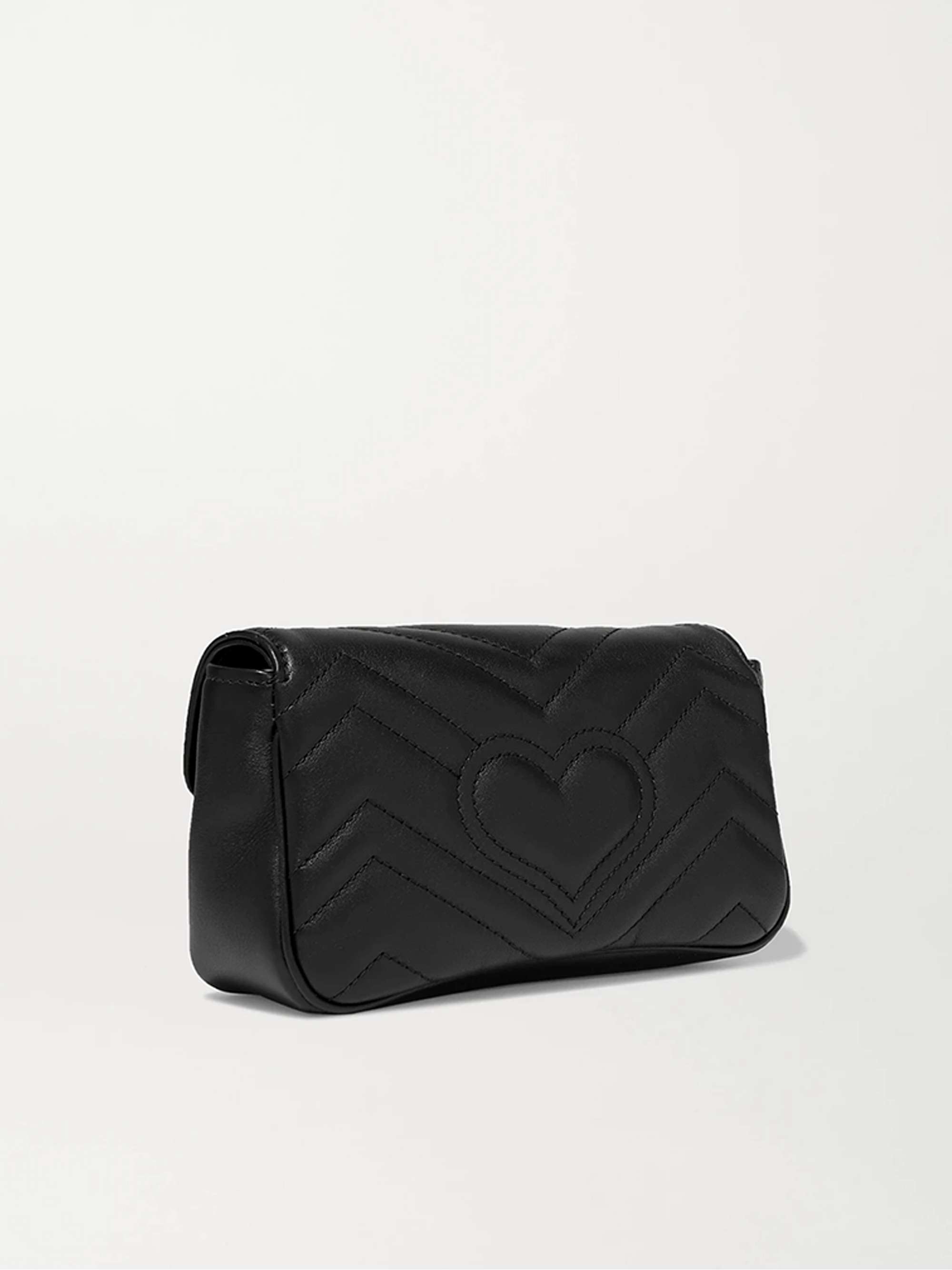 GUCCI GG Marmont super mini quilted leather shoulder bag
