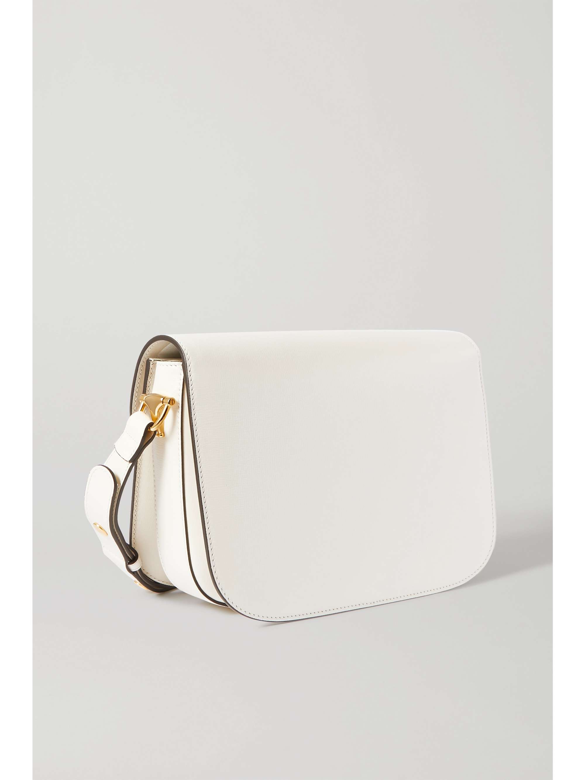 GUCCI Horsebit 1955 textured-leather shoulder bag