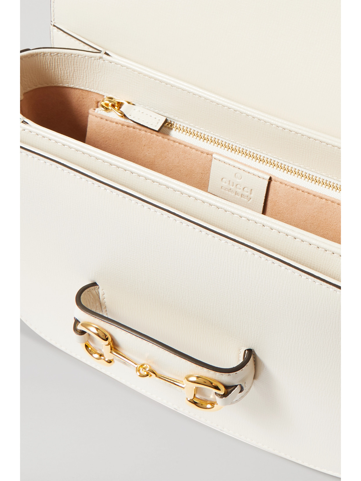 Horsebit 1955 Medium Textured-Leather Shoulder Bag