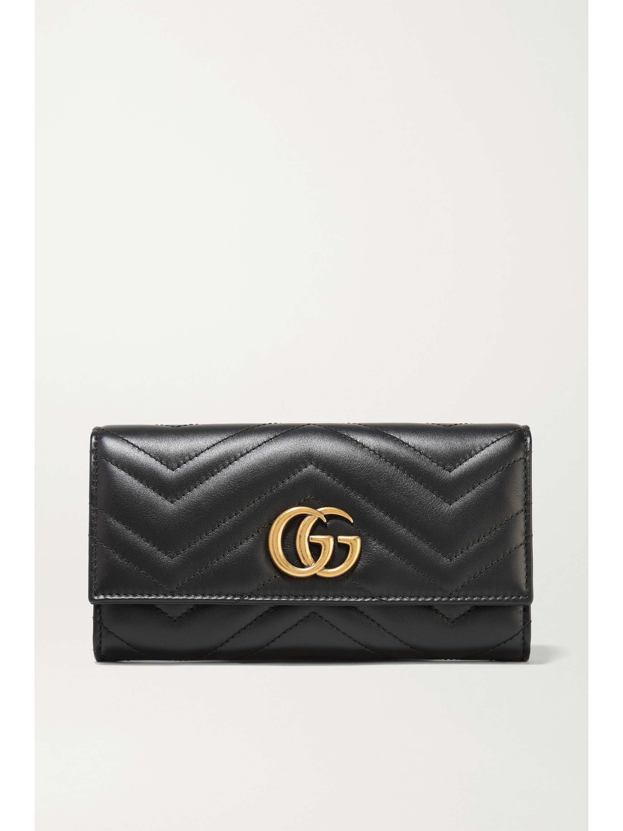 GG Marmont quilted leather wallet | NET-A-PORTER