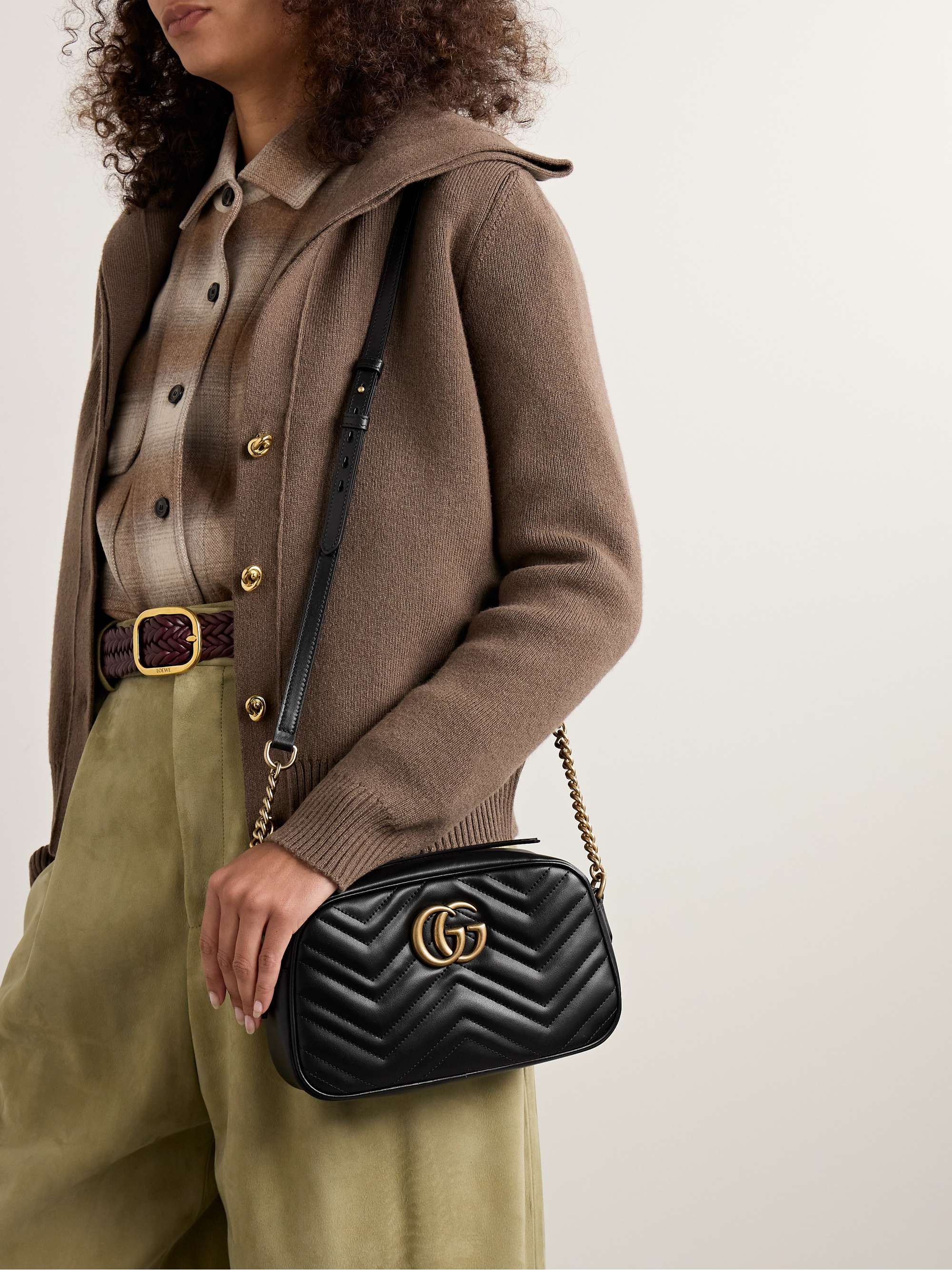 GG Marmont Camera small quilted leather shoulder bag