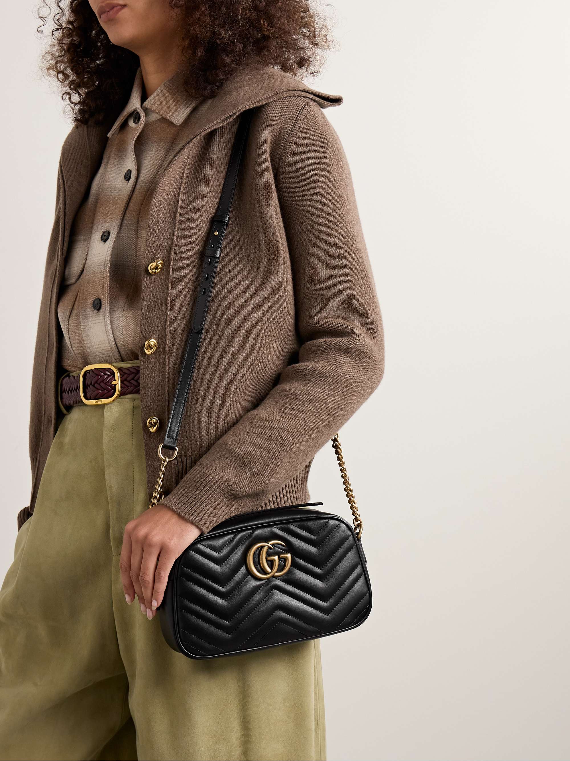 GUCCI GG Marmont Camera small quilted leather shoulder bag | NET-A-PORTER