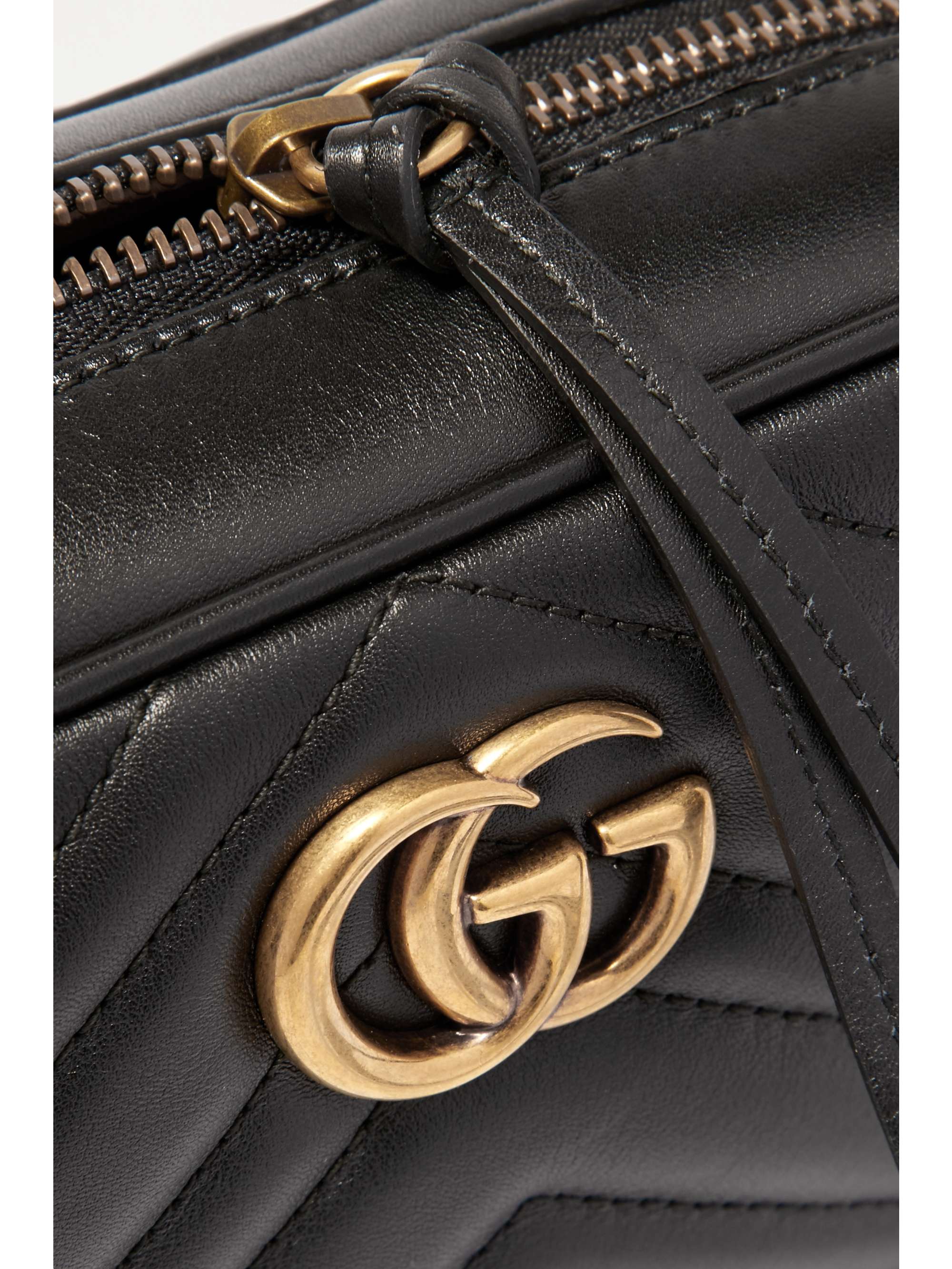 GUCCI GG Marmont Camera mini quilted leather shoulder bag NETAPORTER