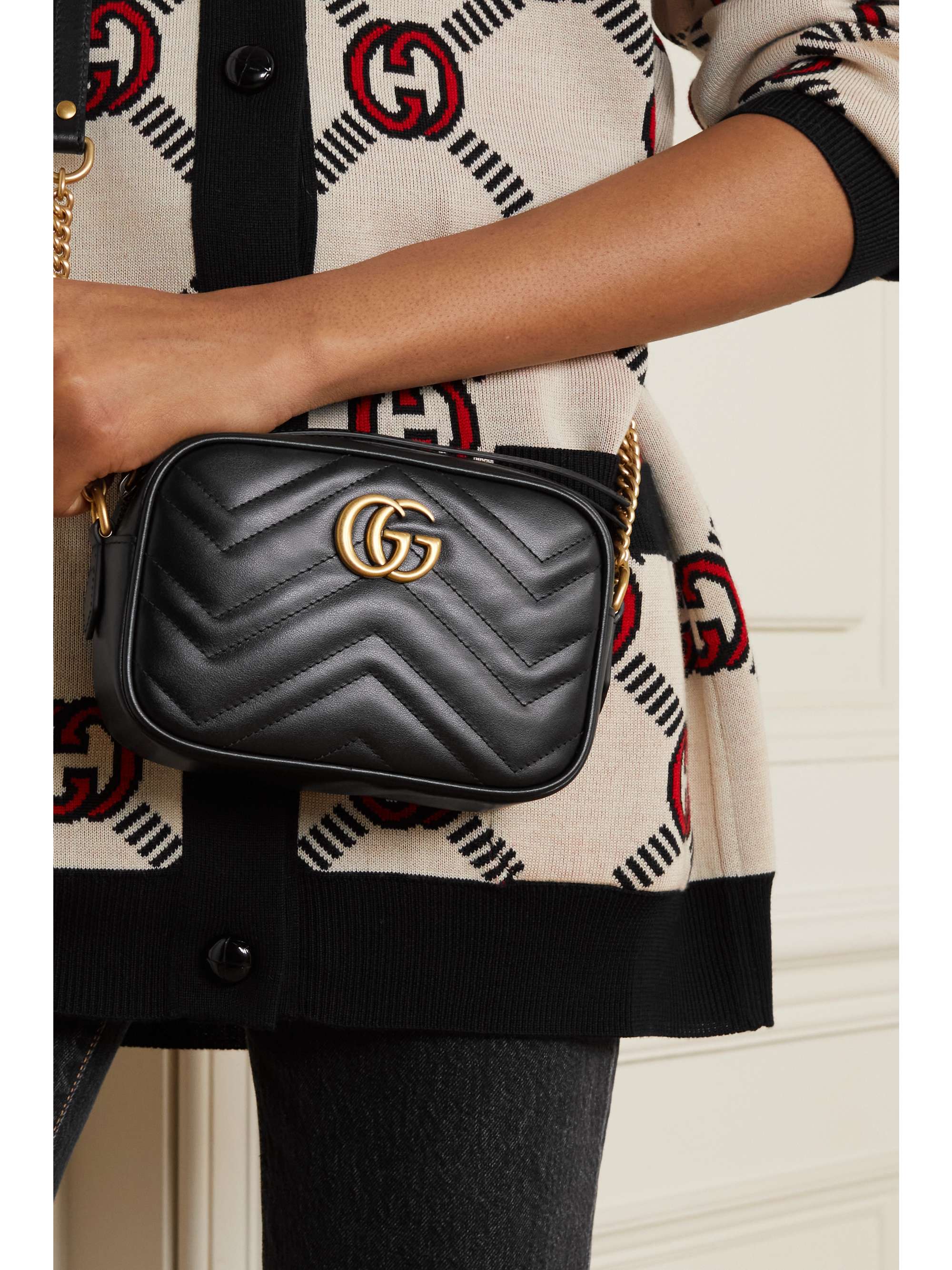 GG Marmont small quilted-leather cross-body bag