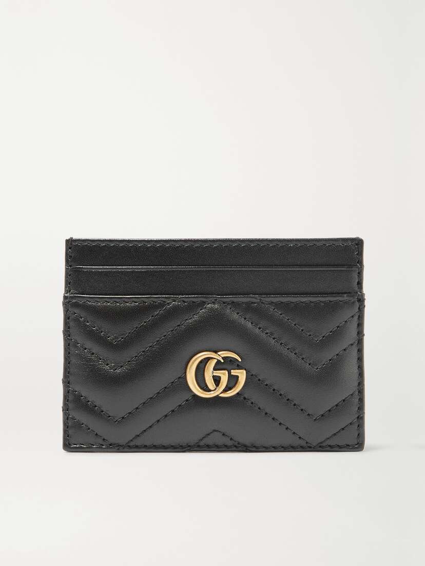 Gucci Gg Marmont Quilted Leather Cardholder