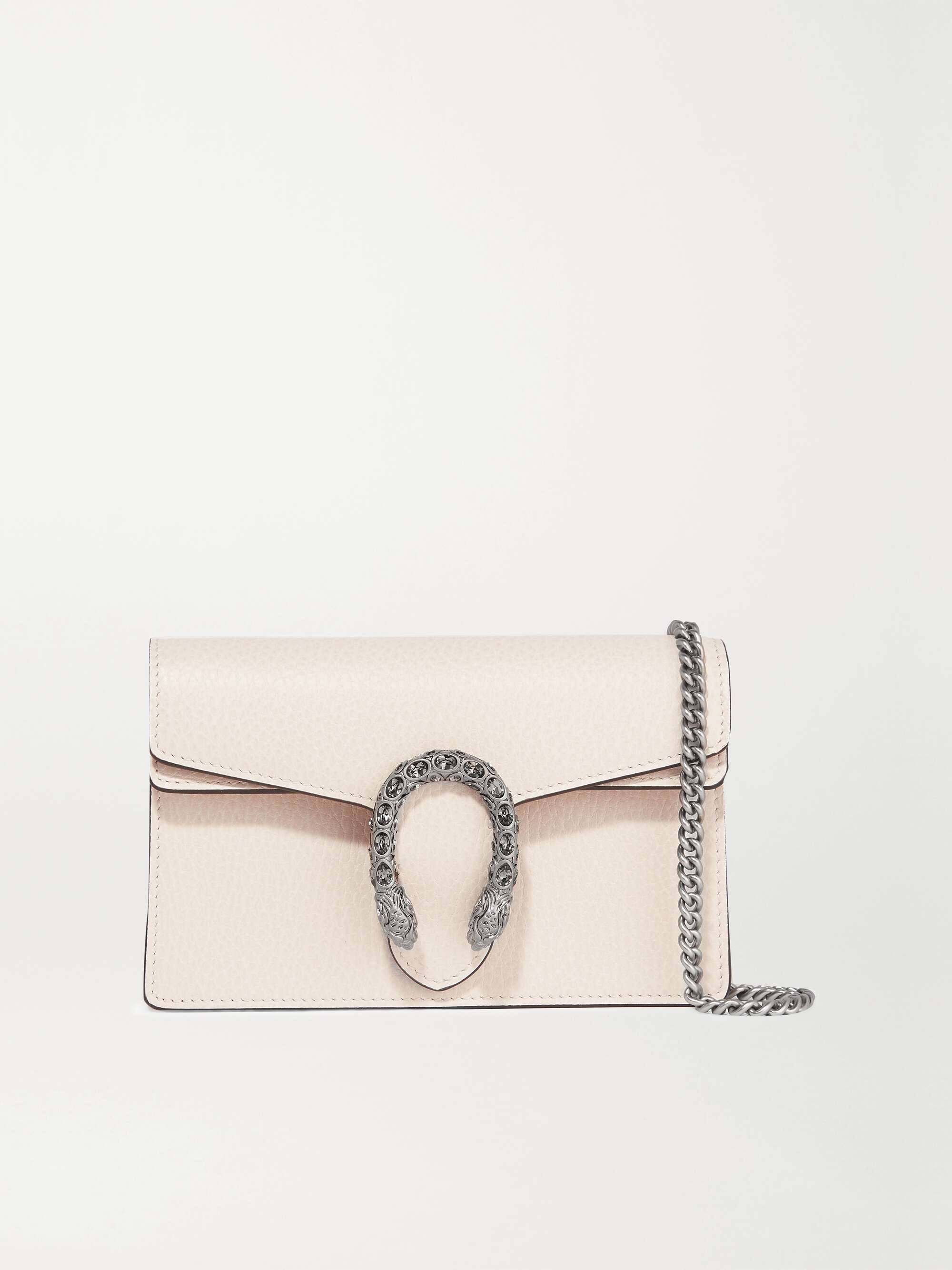 GUCCI + NET SUSTAIN Dionysus super mini textured-leather shoulder bag