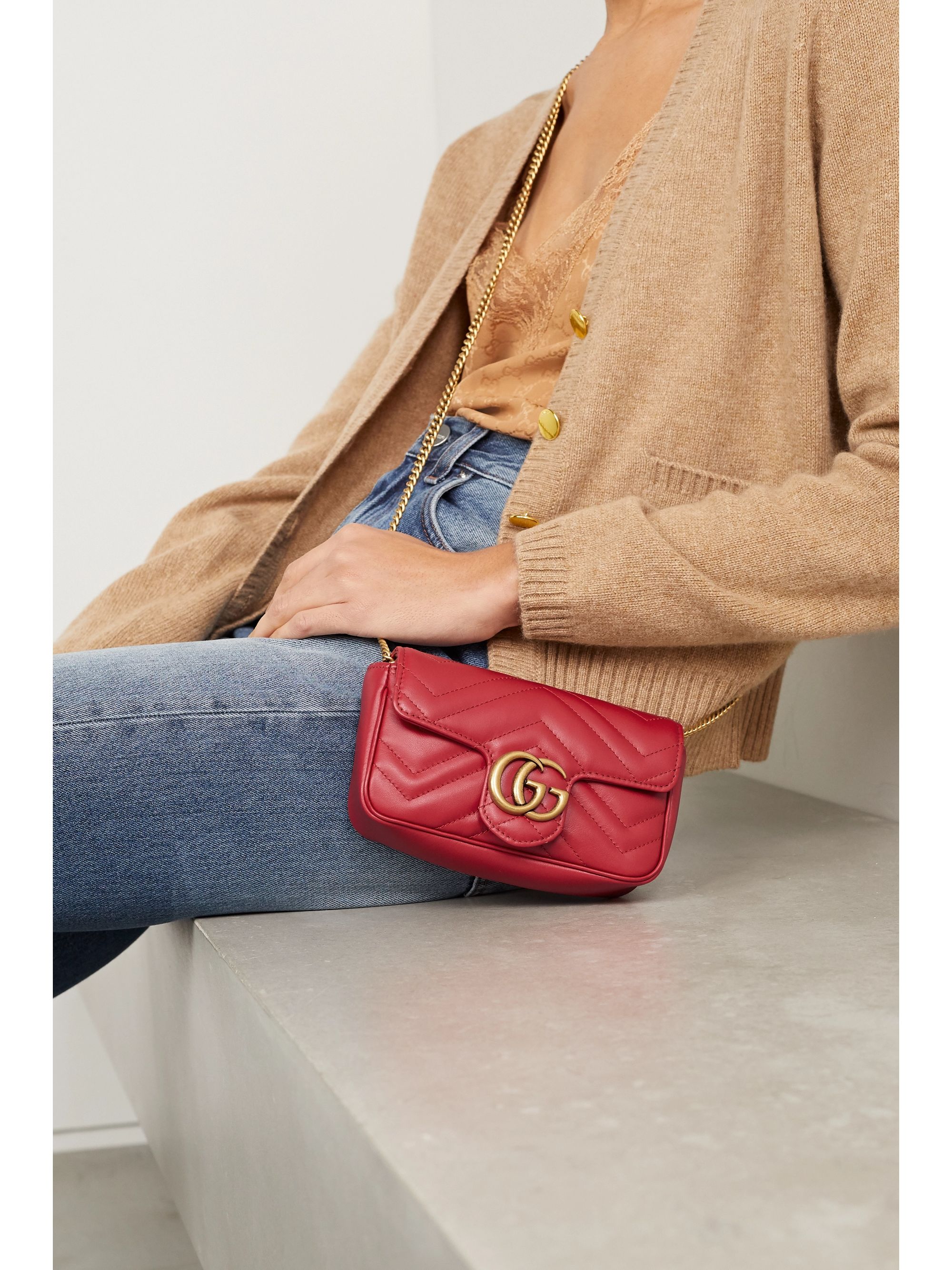 gucci marmont mini red
