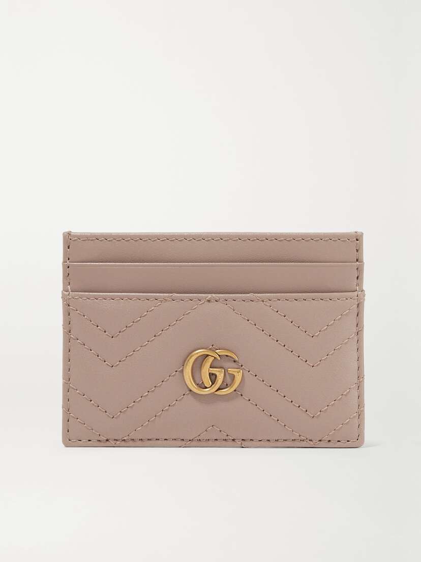 Gucci Gg Marmont Quilted Leather Cardholder -  - One size