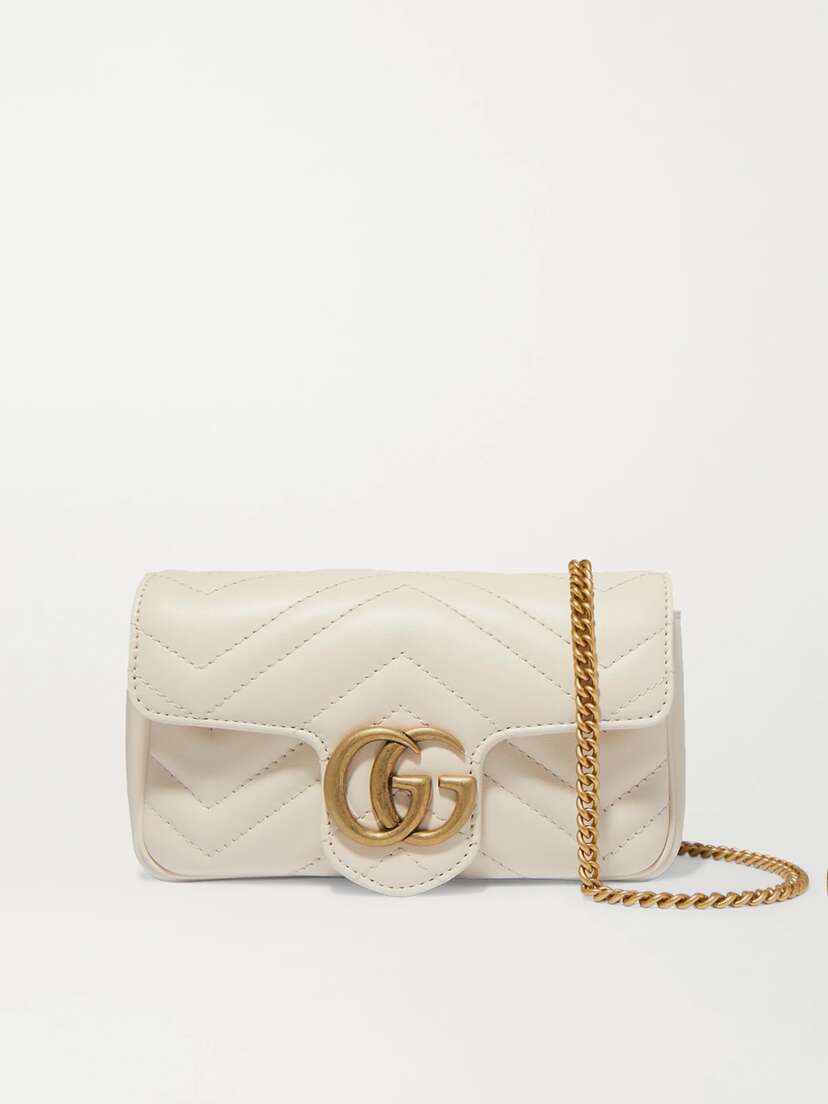Gucci Gg Marmont Mini Quilted Leather Shoulder Bag