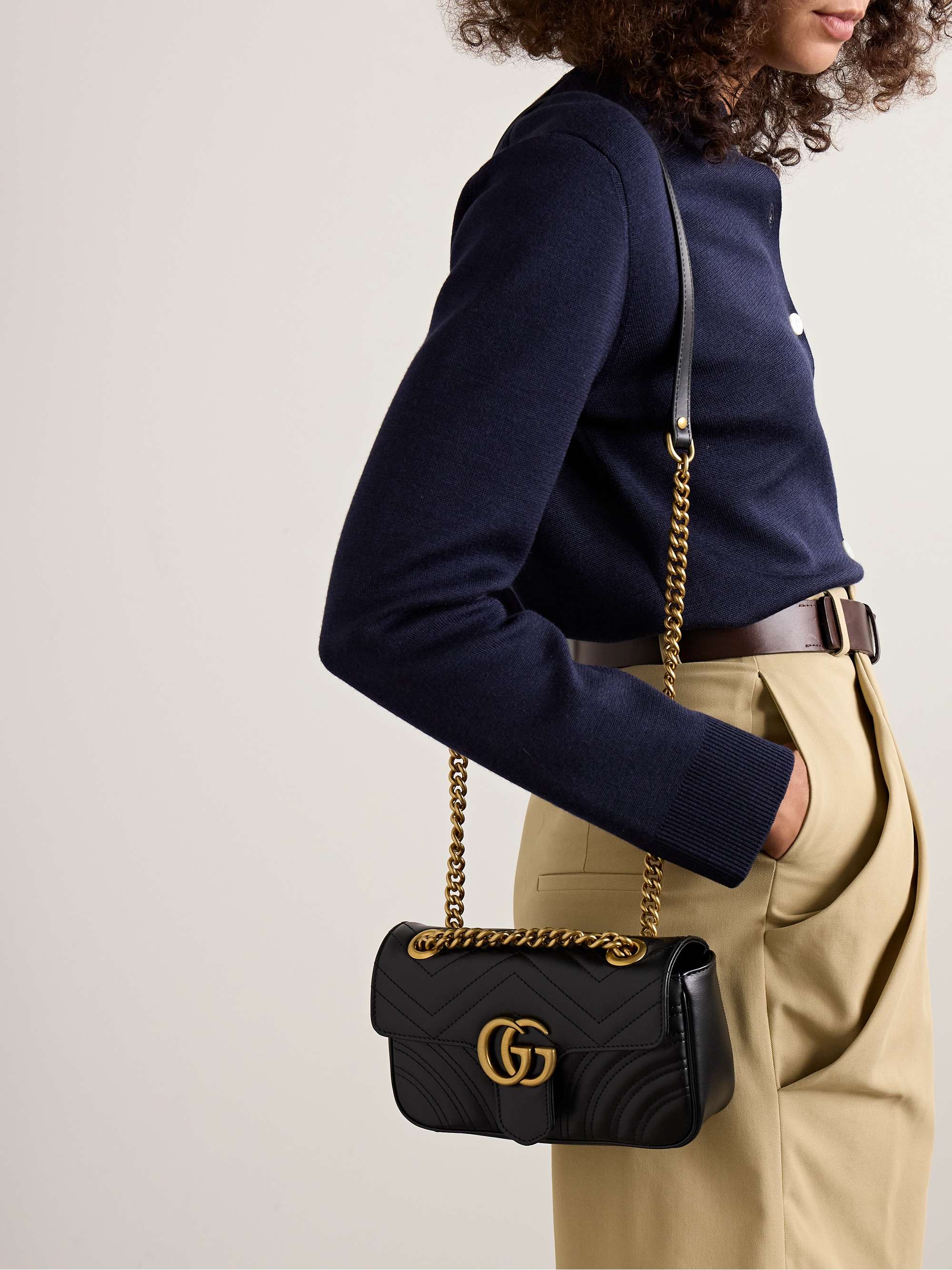 GG Marmont quilted leather shoulder bag