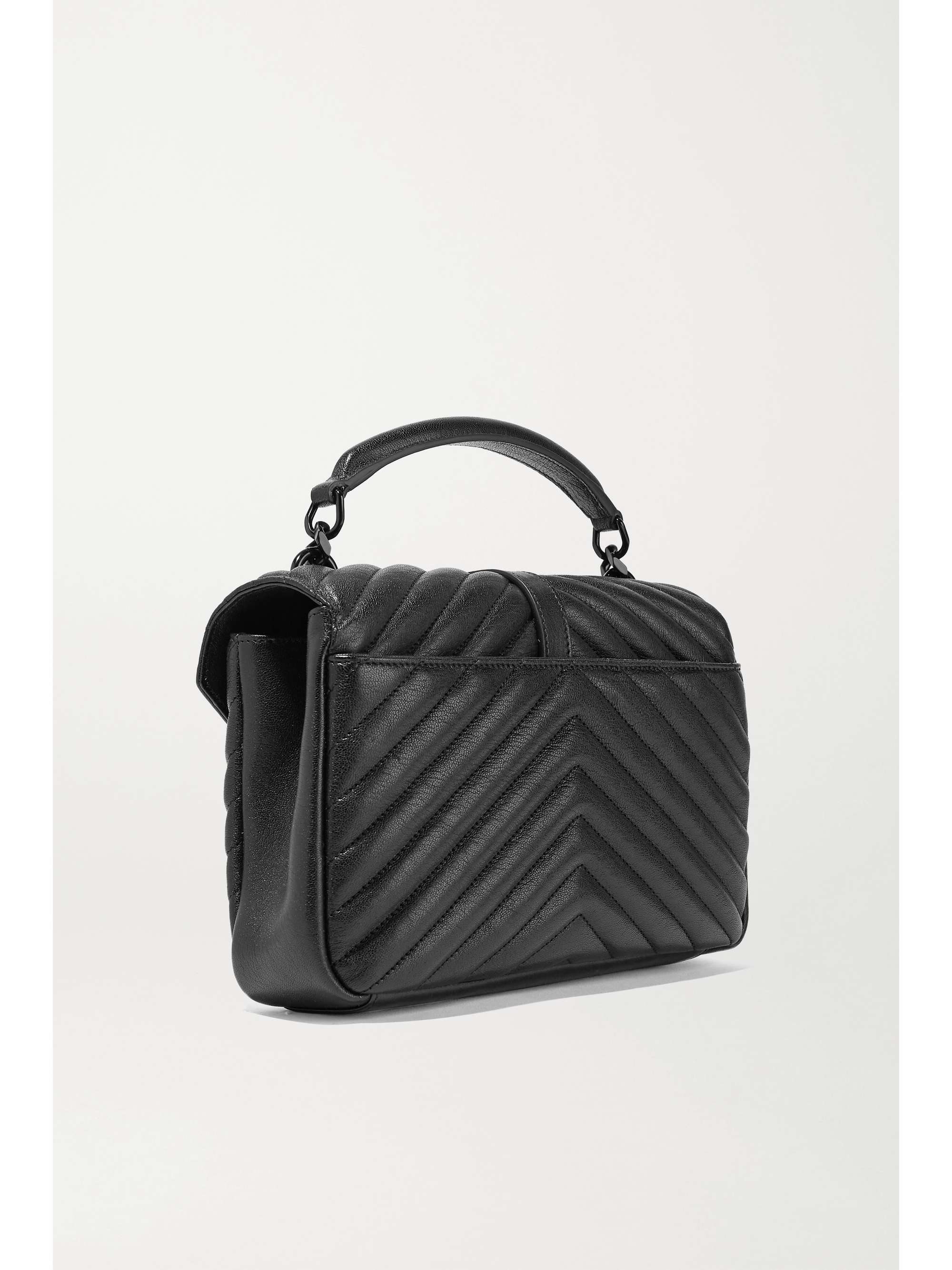 SAINT LAURENT College medium quilted leather shoulder bag