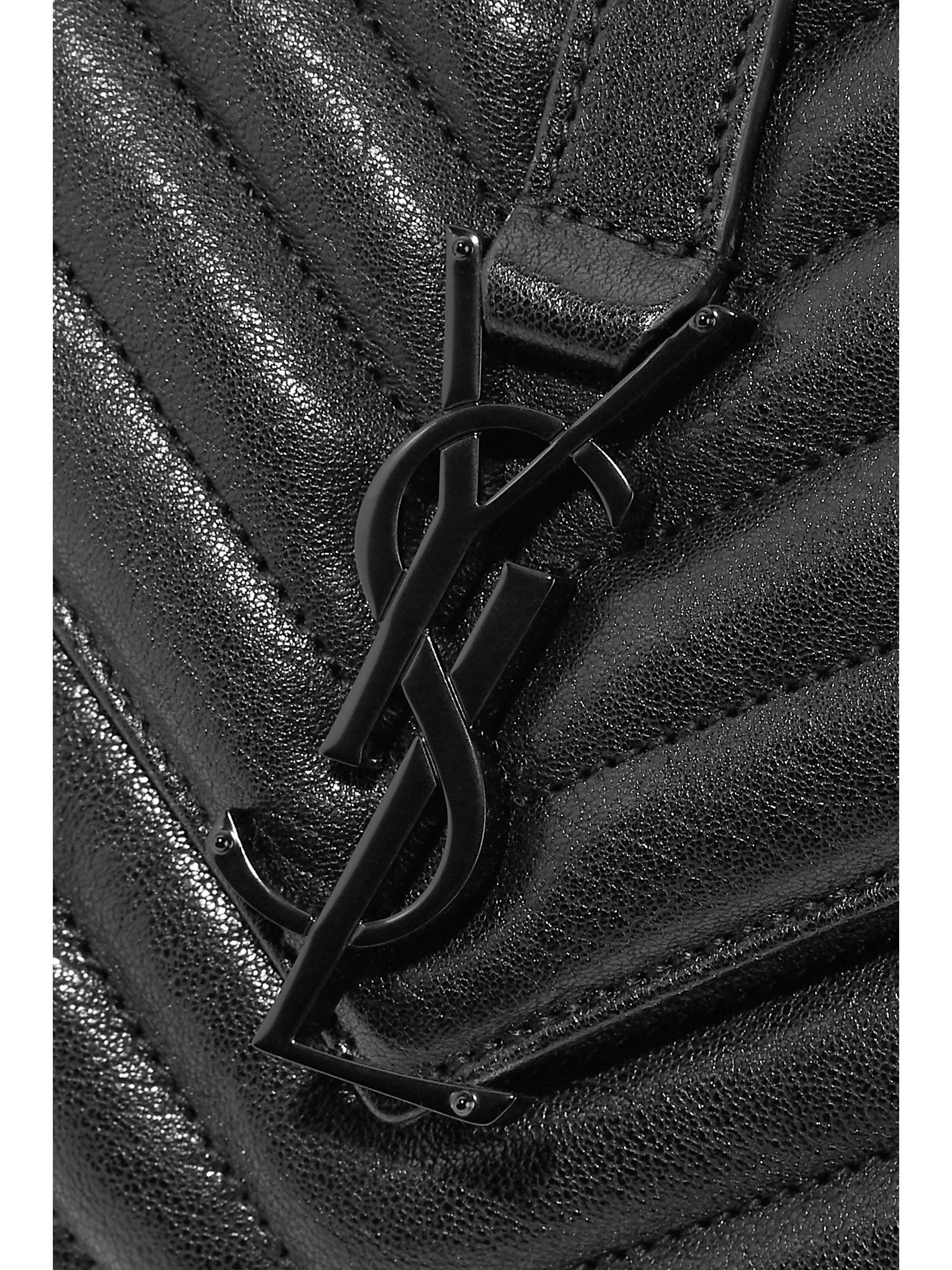 SAINT LAURENT College medium quilted leather shoulder bag