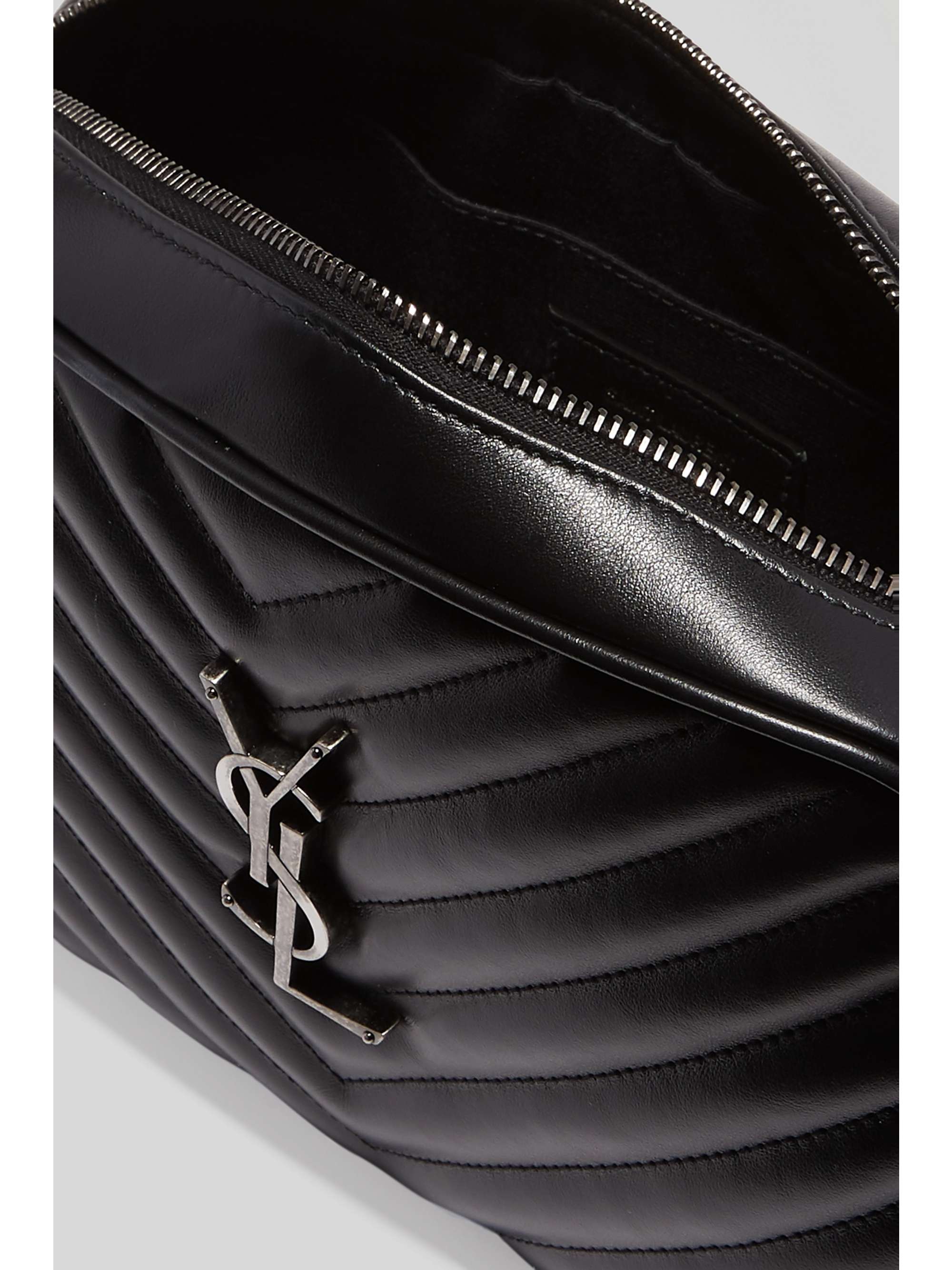 Black Lou quilted leather shoulder bag 