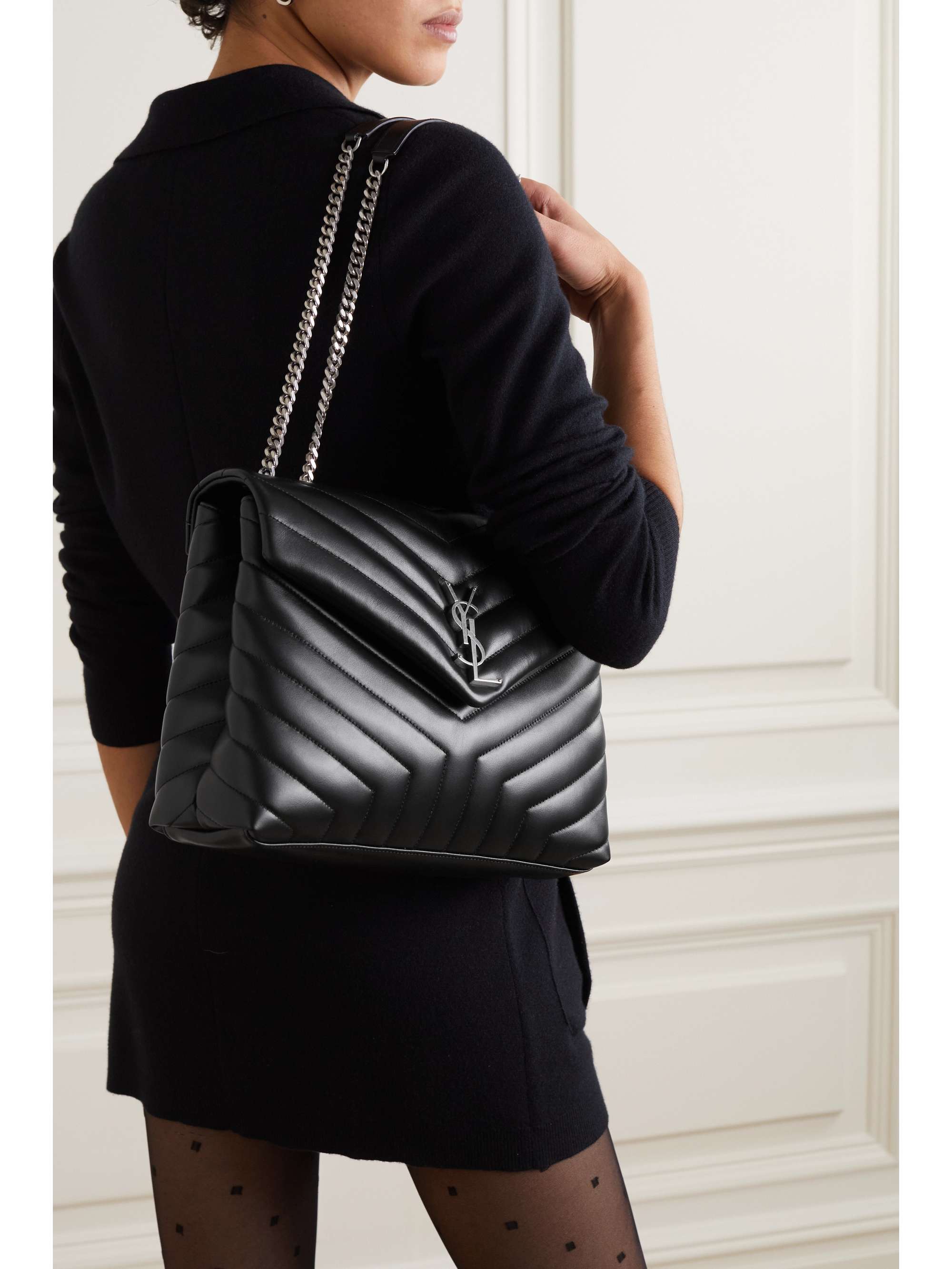 Saint Laurent Y Quilted Lou Lou Shoulder Bag