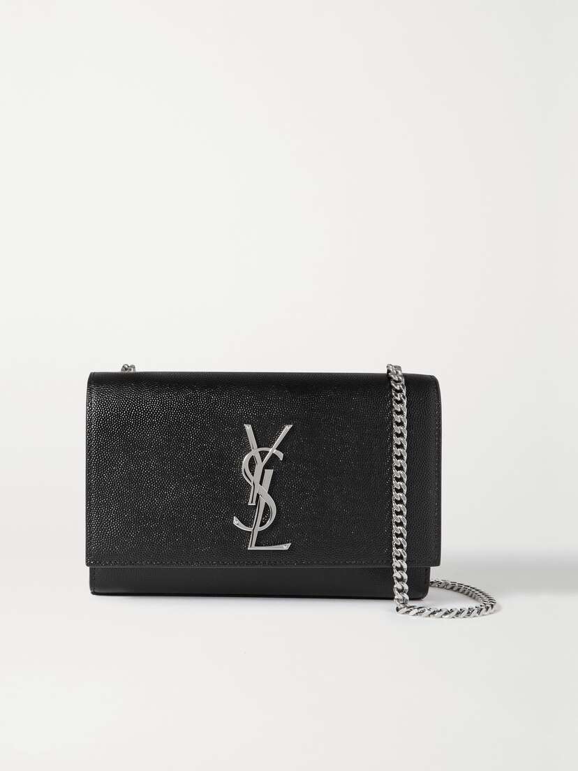 Saint Laurent Kate Small Embossed-leather Shoulder Bag