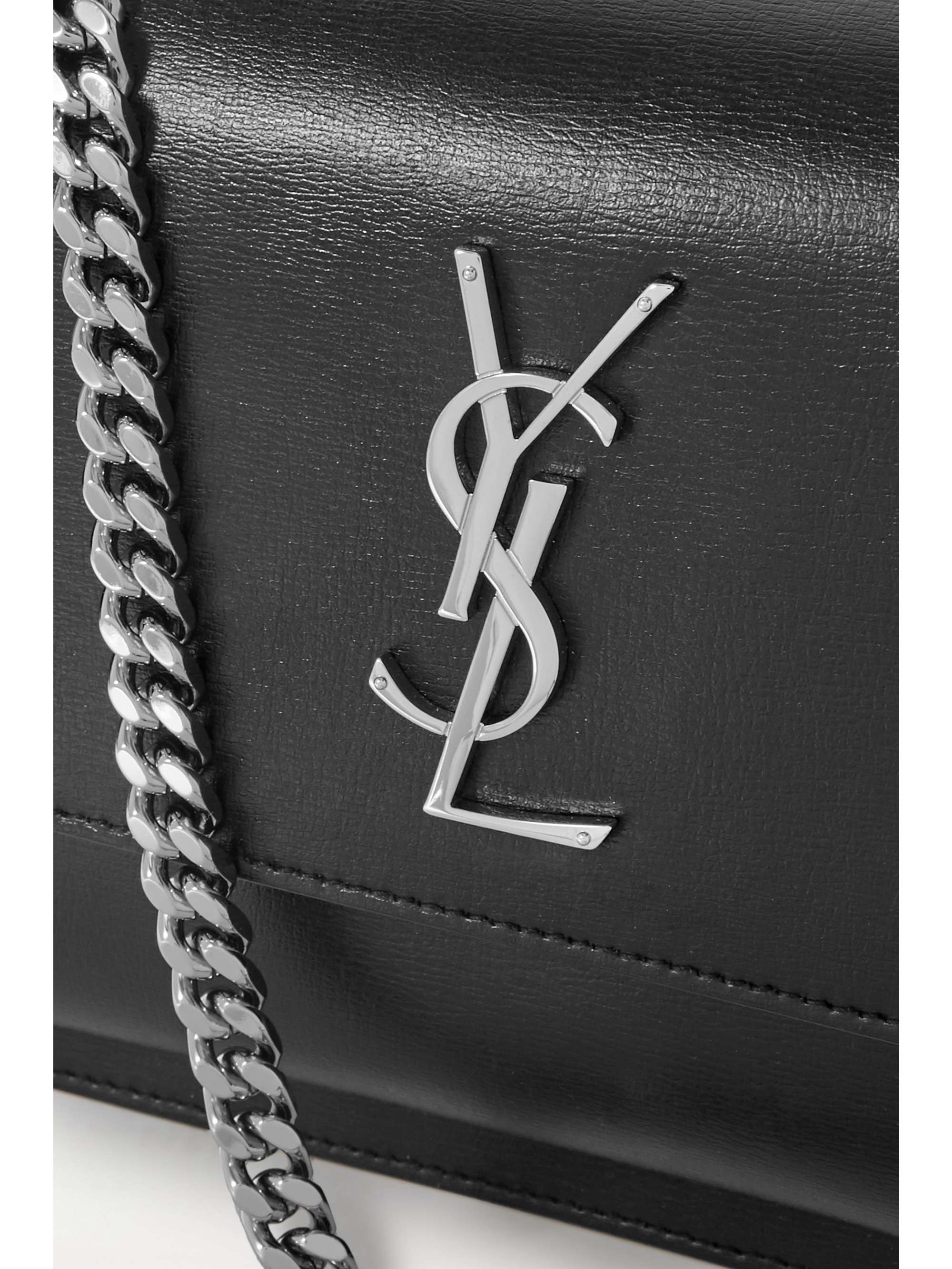 Yves Saint Laurent, Bags, Ysl Saint Laurent Sunset Med Black Silver