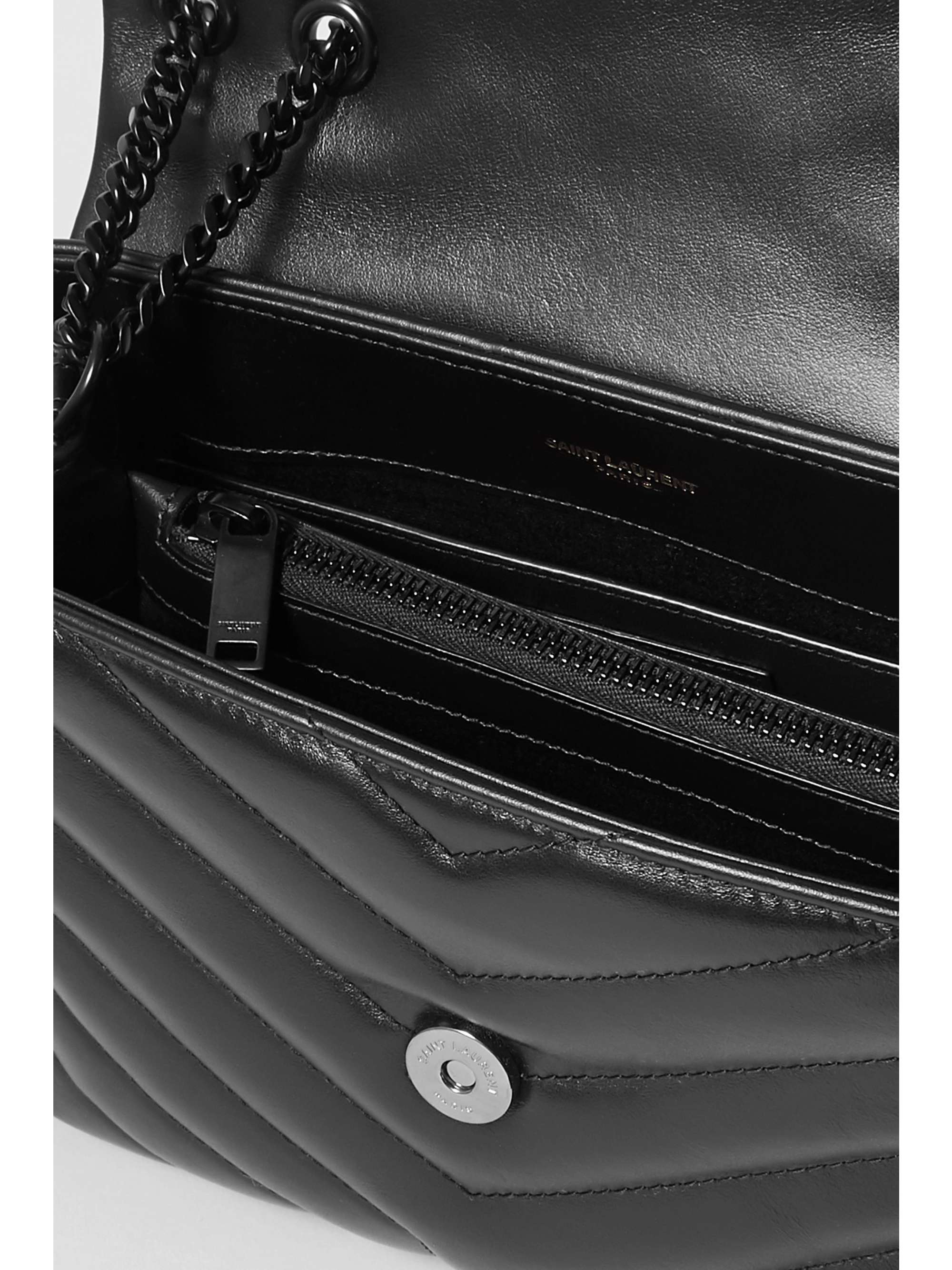 SAINT LAURENT Loulou small quilted leather shoulder bag NETAPORTER