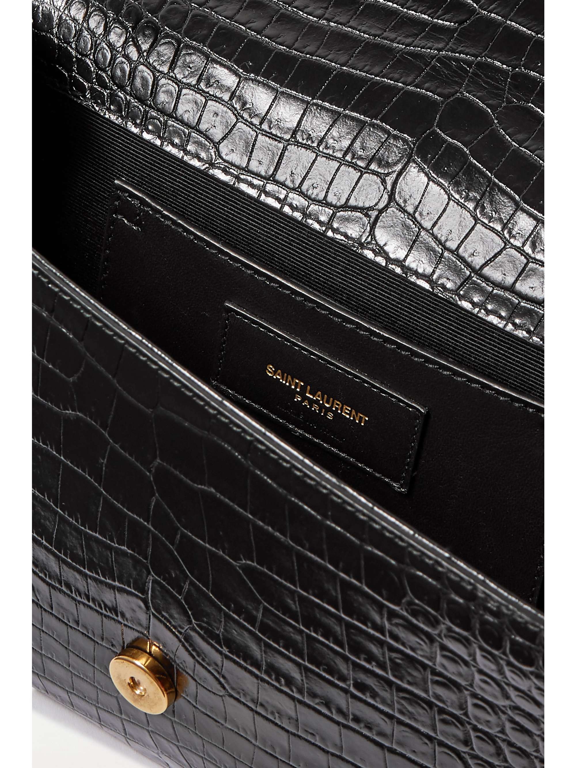 saint laurent crocodile backpack