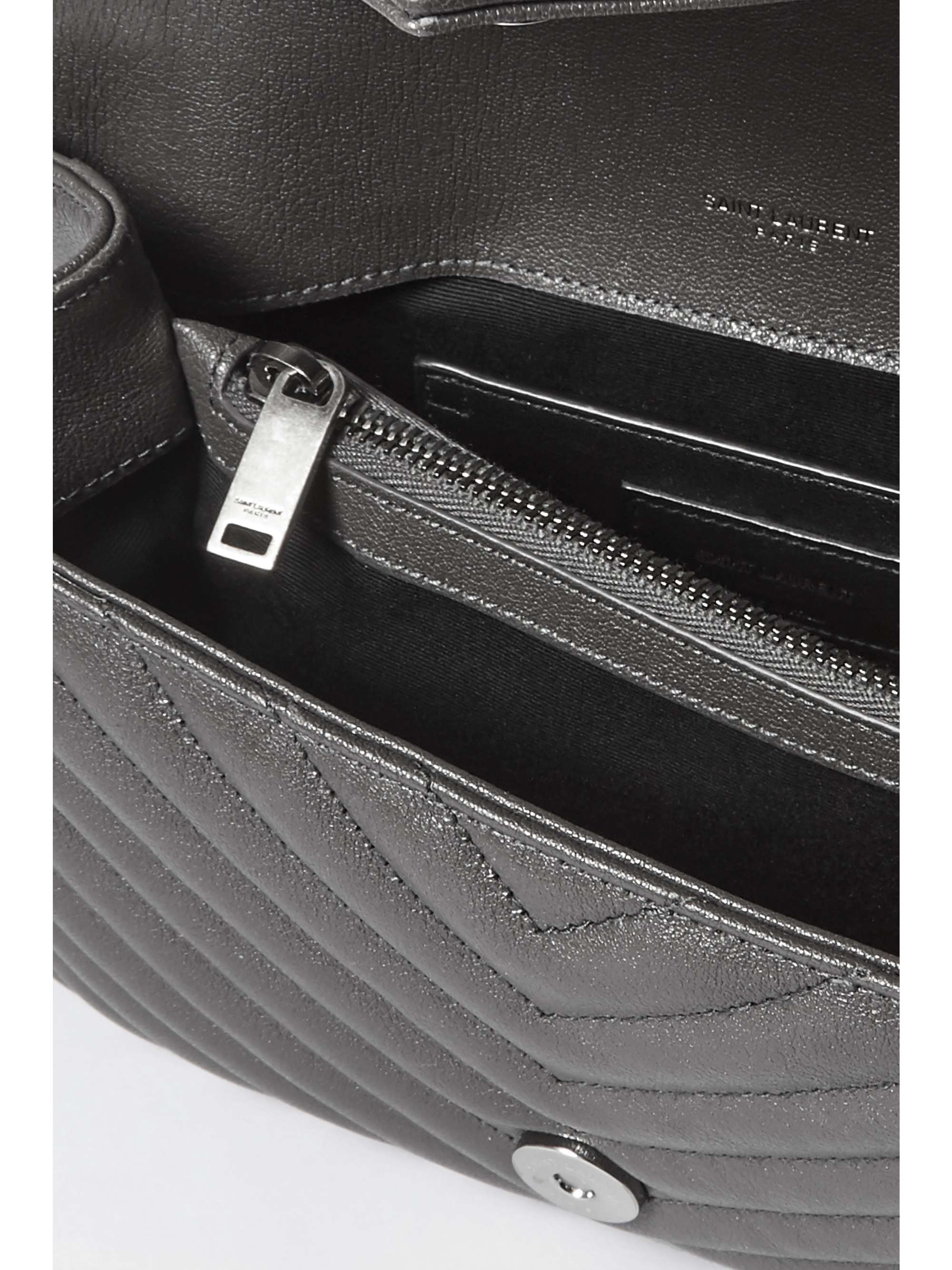saint laurent college bag grey
