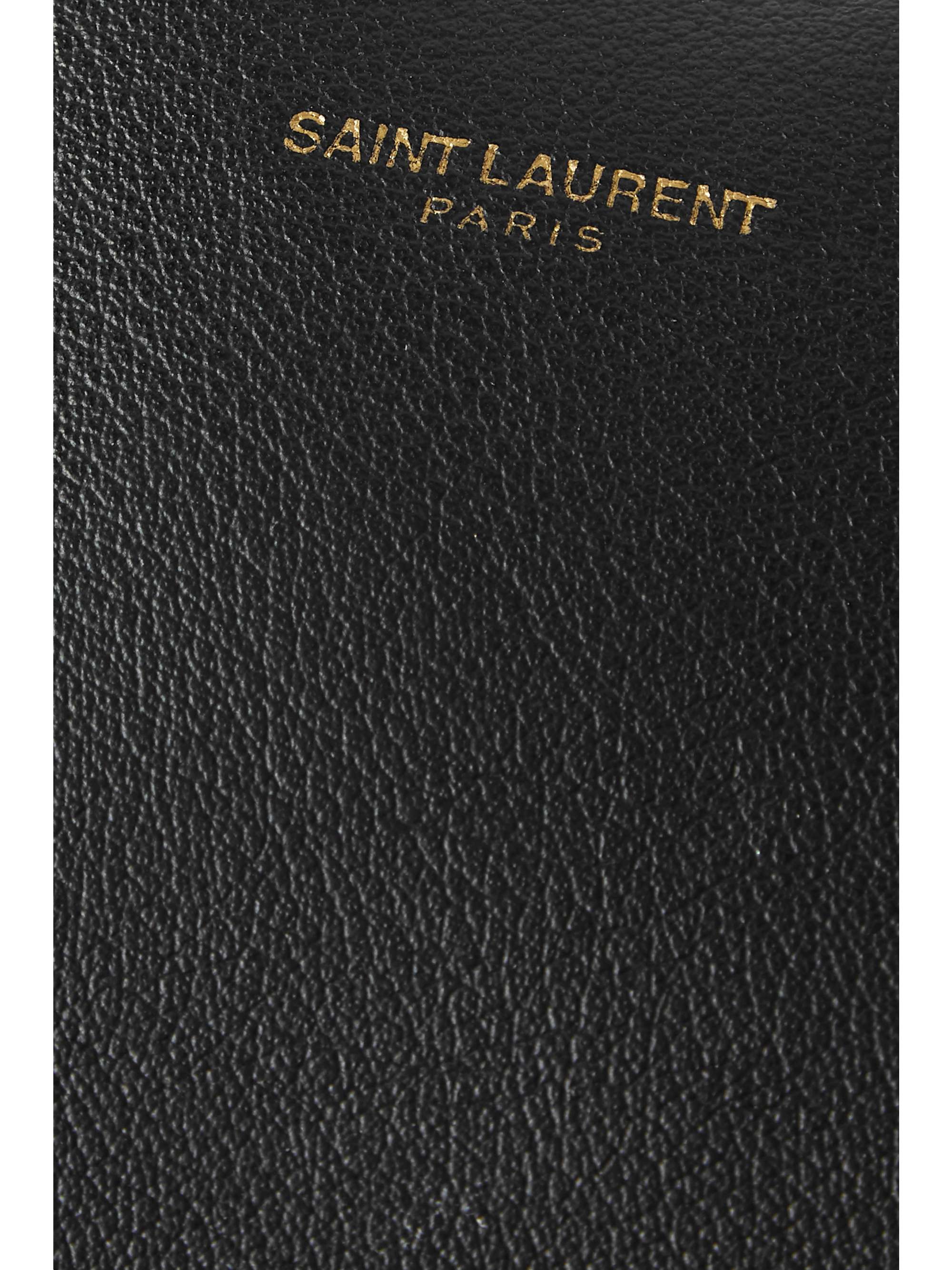 SAINT LAURENT Leather tote